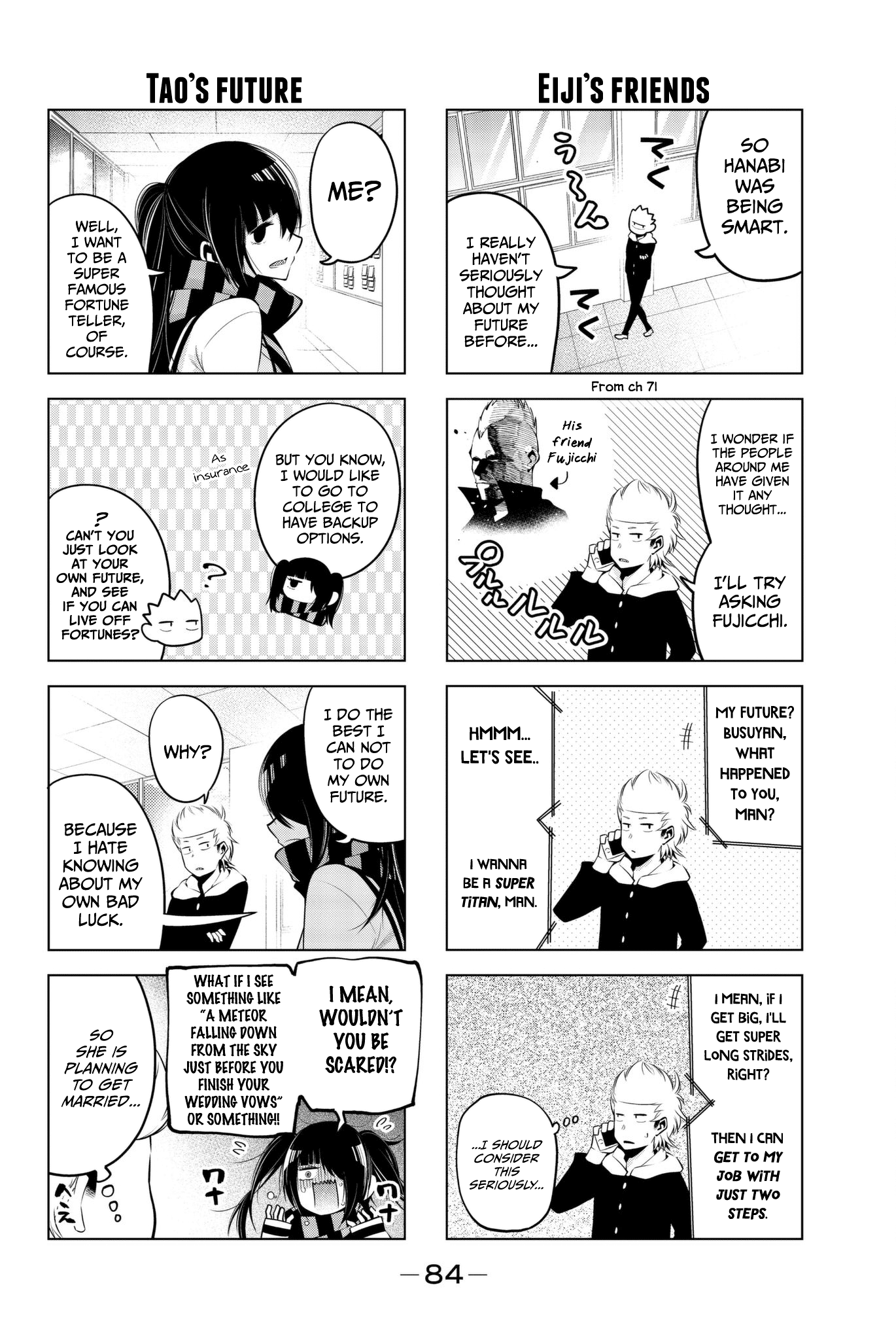 Senryuu Shoujo Chapter 74 page 4 - Chapter 74: Eiji and the future
