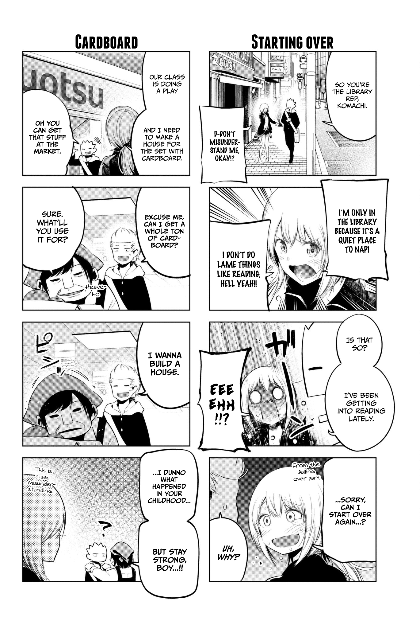 Senryuu Shoujo Chapter 76 page 4 - Chapter 76: Eiji and Komachi's first date