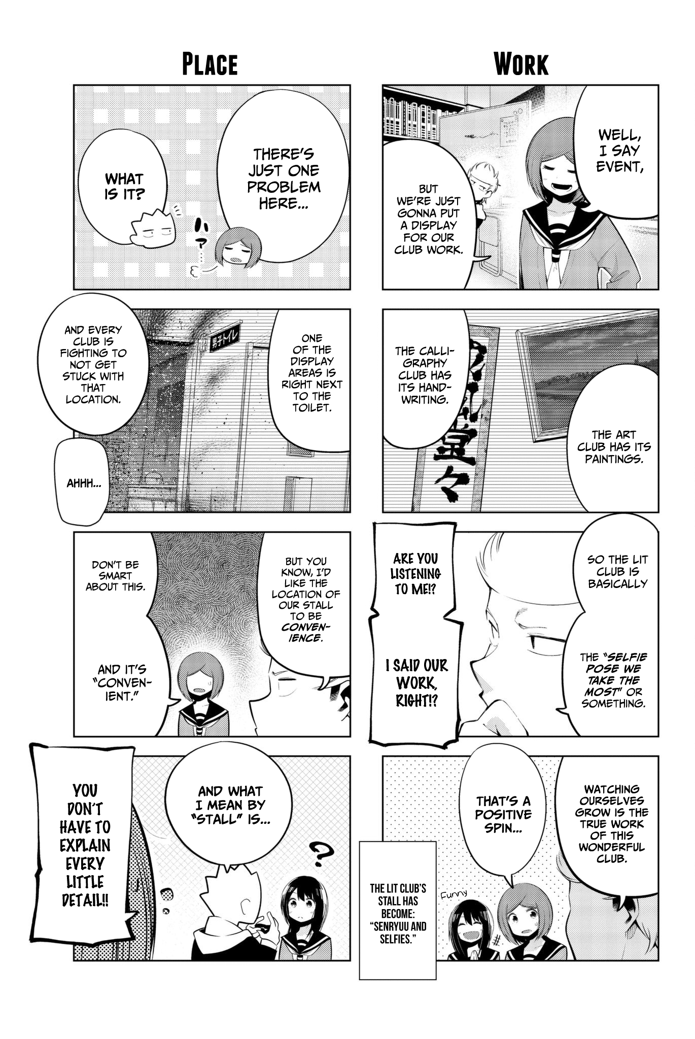 Senryuu Shoujo Chapter 77 page 3 - Chapter 77: The Karai High School Cultural Festival (Prep arc part 1)