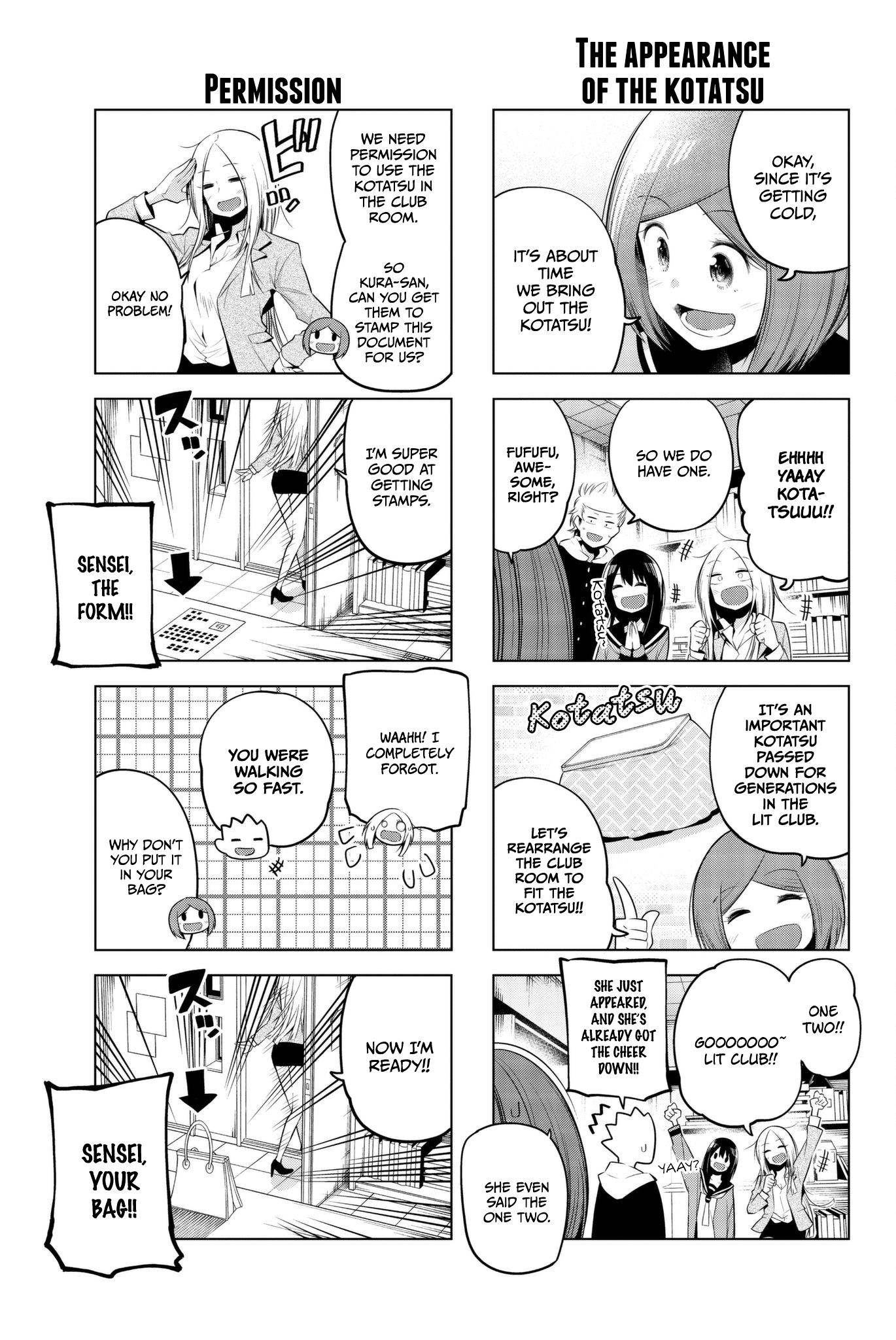 Senryuu Shoujo Chapter 82 page 3 - Chapter 82: Nanako and the kotatsu