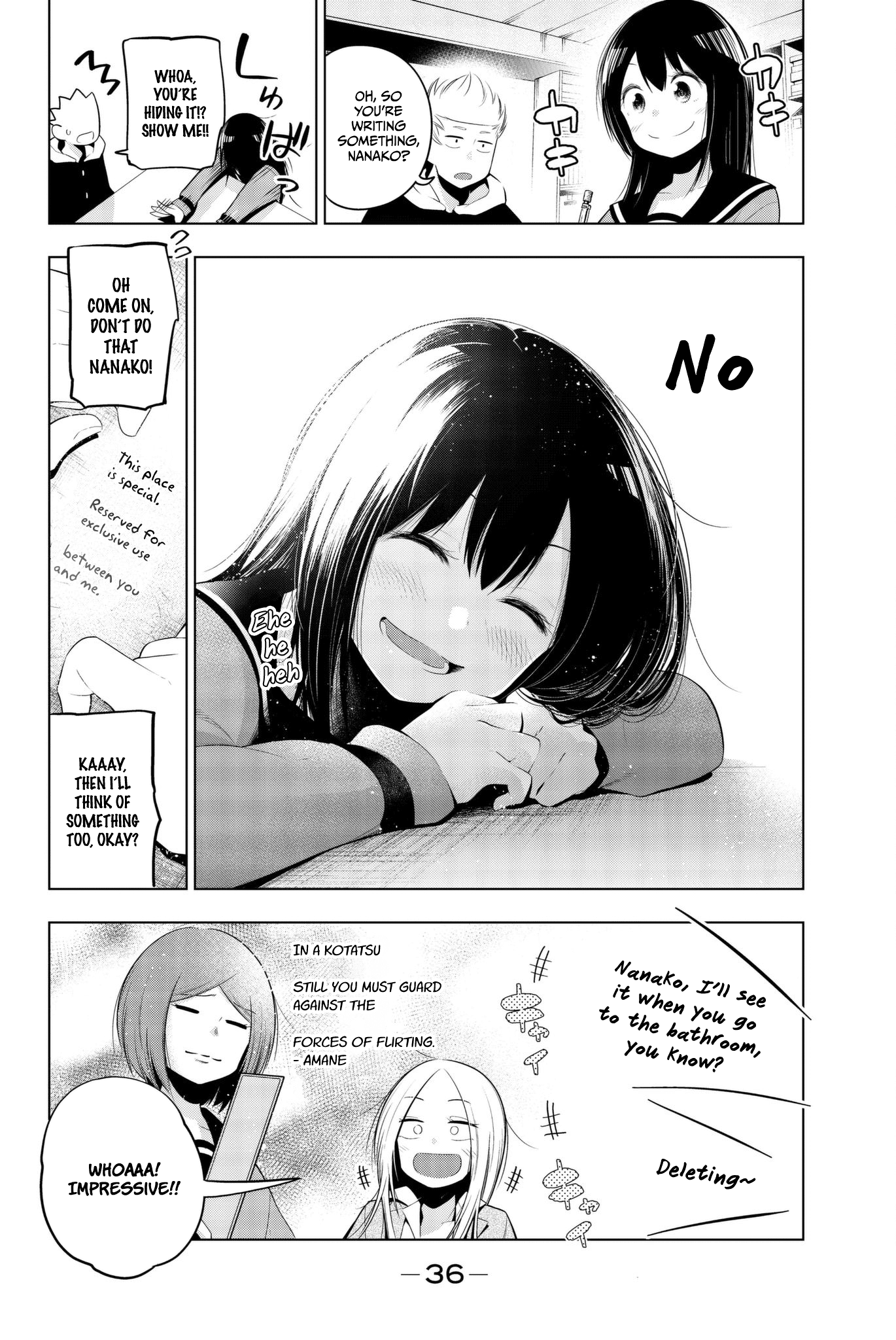 Senryuu Shoujo Chapter 82 page 8 - Chapter 82: Nanako and the kotatsu