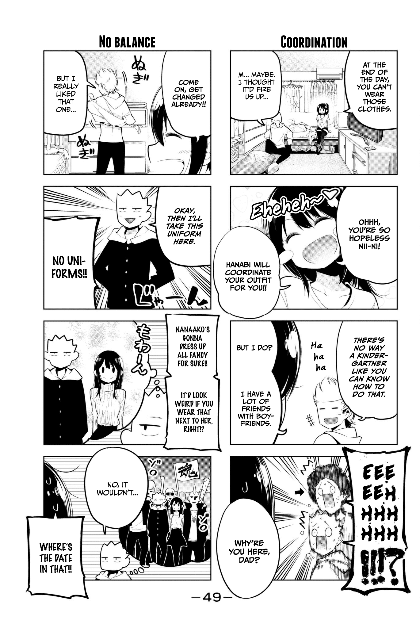 Senryuu Shoujo Chapter 84 page 3 - Chapter 84: Prepping for Busujima-kun's date