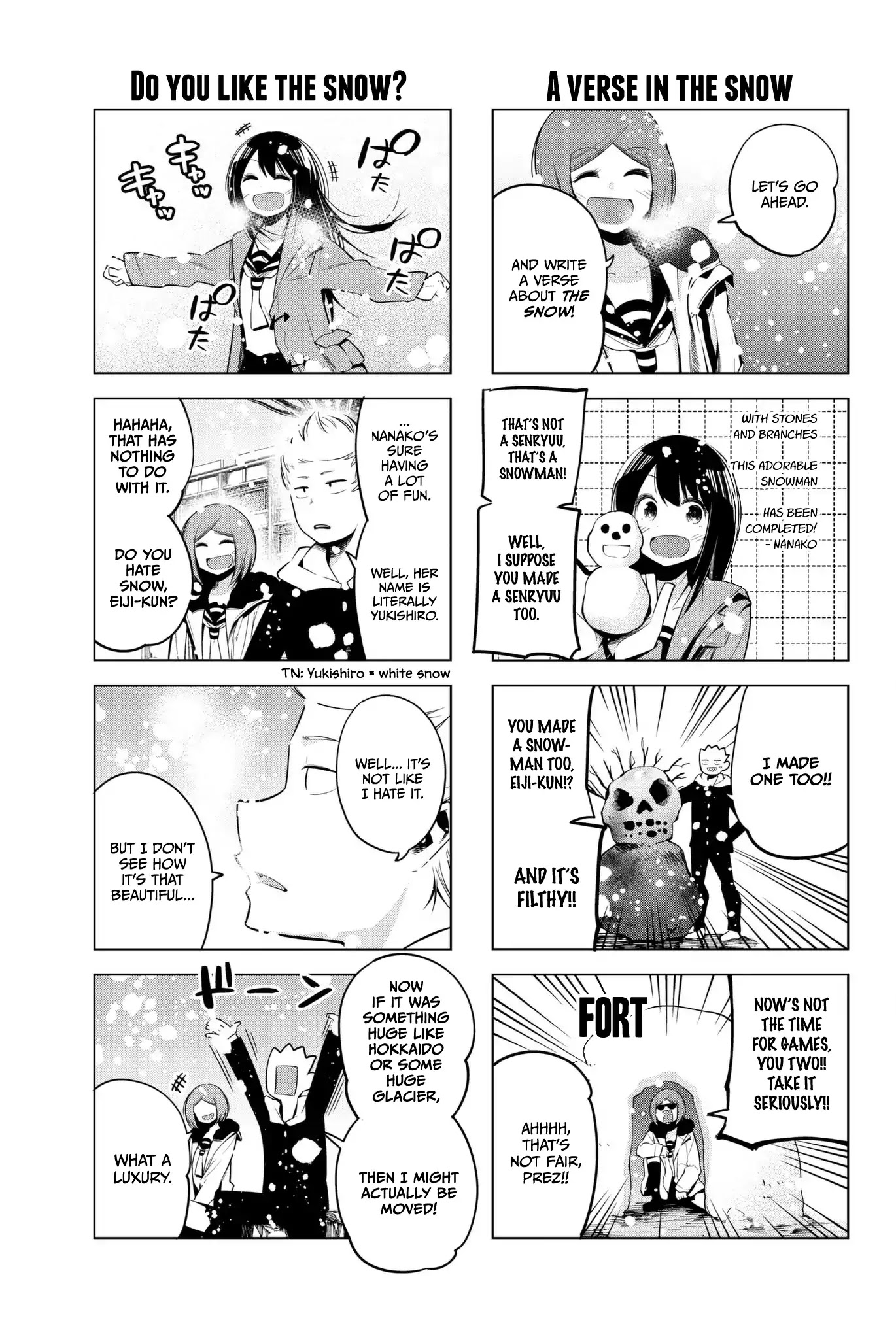 Senryuu Shoujo Chapter 92 page 5 - Chapter 92: A snowy spectacle