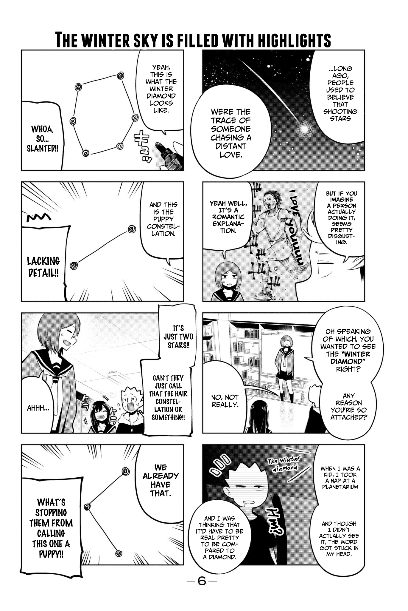 Senryuu Shoujo Chapter 93 page 8 - Chapter 93: The winter diamond and stargazing (part 1)