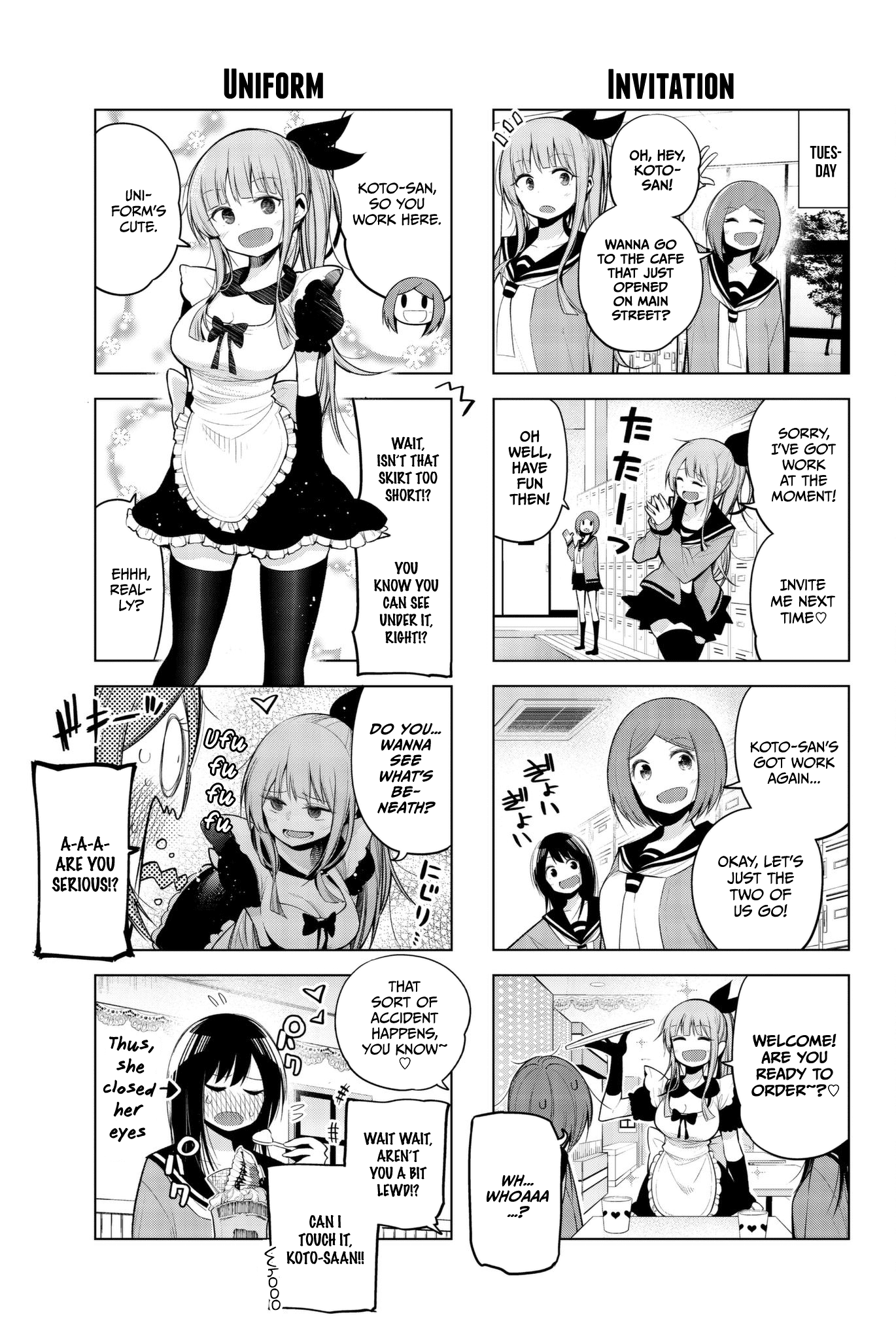 Senryuu Shoujo Chapter 96 page 3 - Chapter 96: Koto-nee's work situation