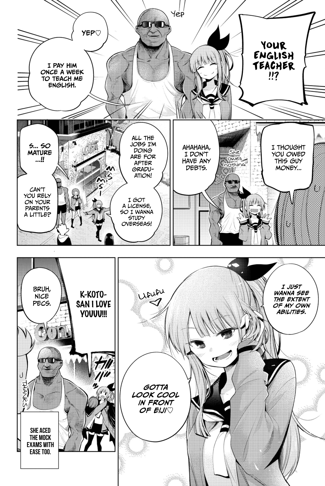 Senryuu Shoujo Chapter 96 page 8 - Chapter 96: Koto-nee's work situation