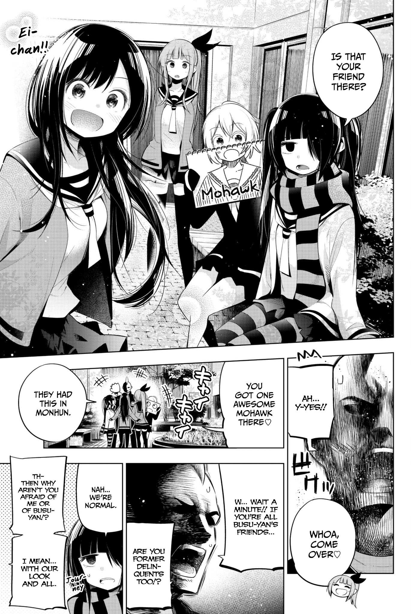 Senryuu Shoujo Chapter 98 page 7 - Chapter 98: Eiji's friends