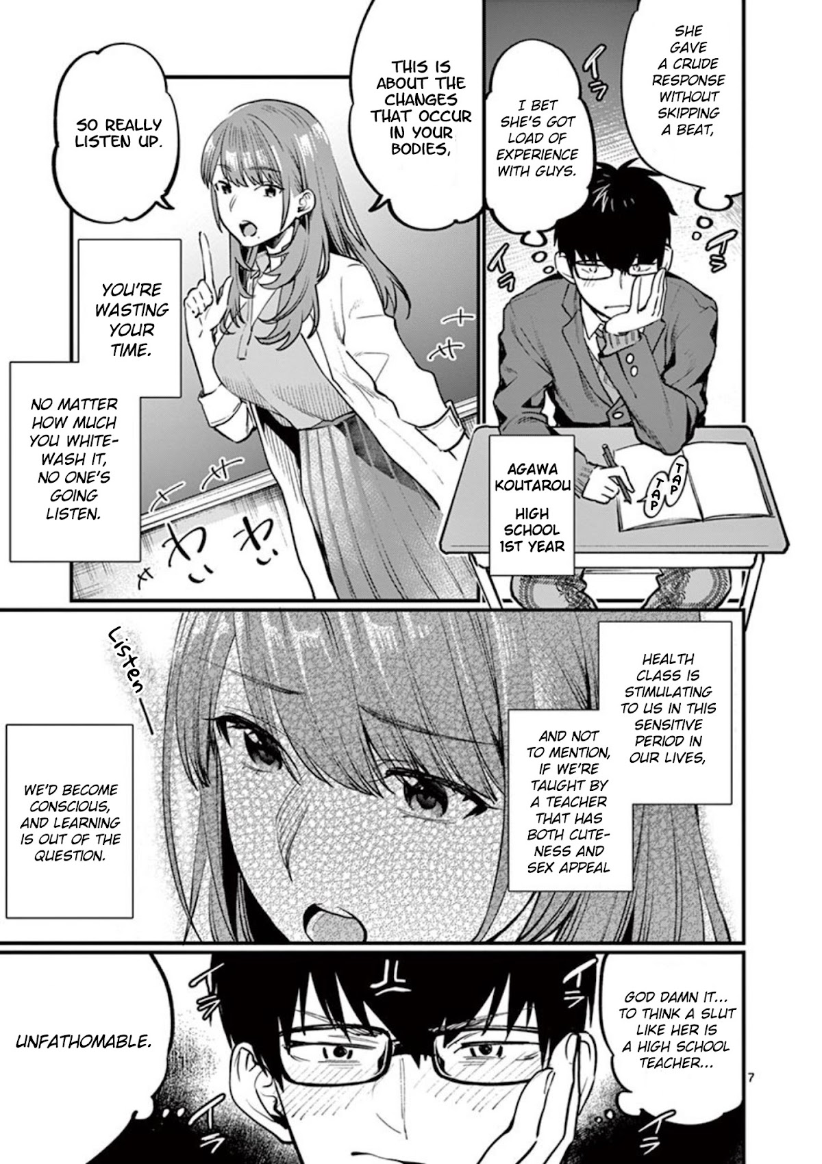 Sensei de ○○ shicha Ikemasen! Chapter 1 page 9 - Chapter 1: Sensei, what do you plan to do after stripping me?