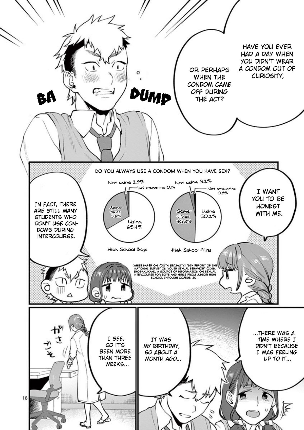 Sensei de ○○ shicha Ikemasen! Chapter 12 page 17 - Chapter 12: 2-A Nishino Taiga "Sensei, I think I might become a father!"
