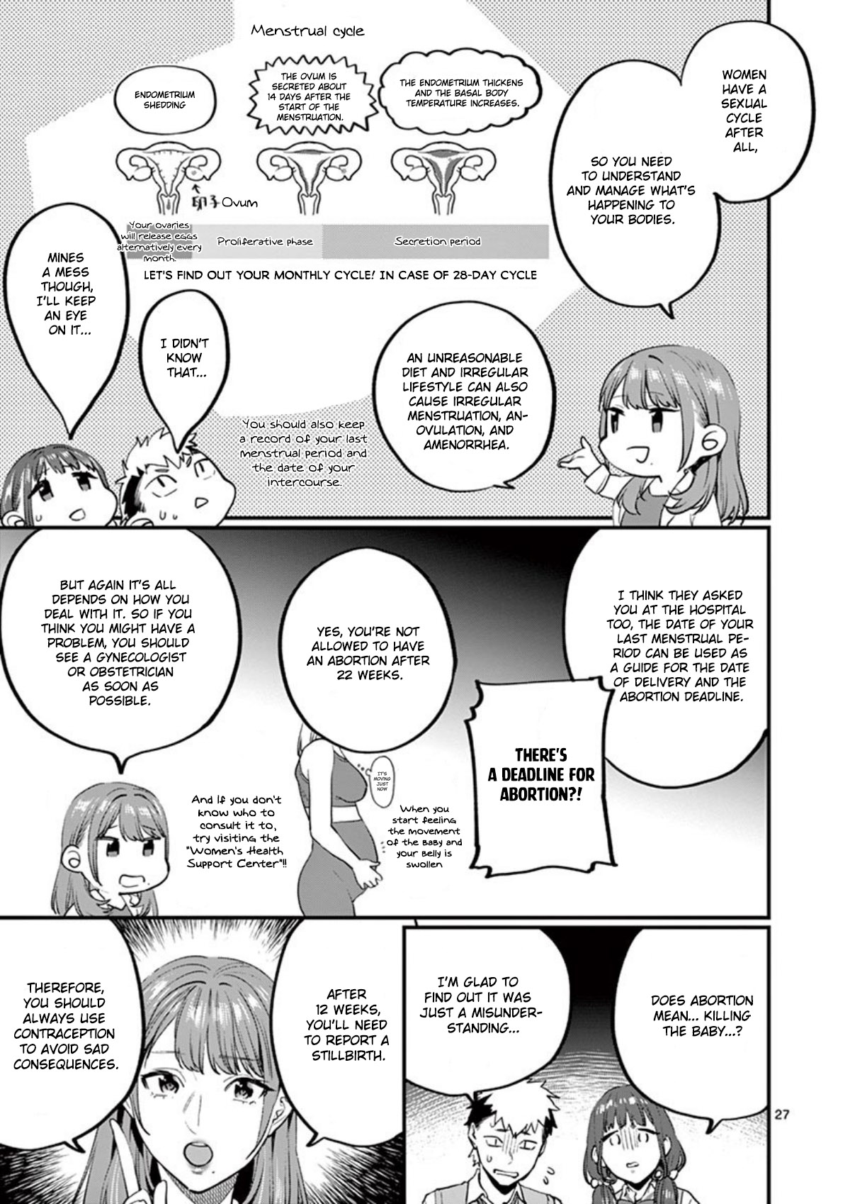 Sensei de ○○ shicha Ikemasen! Chapter 12 page 28 - Chapter 12: 2-A Nishino Taiga "Sensei, I think I might become a father!"
