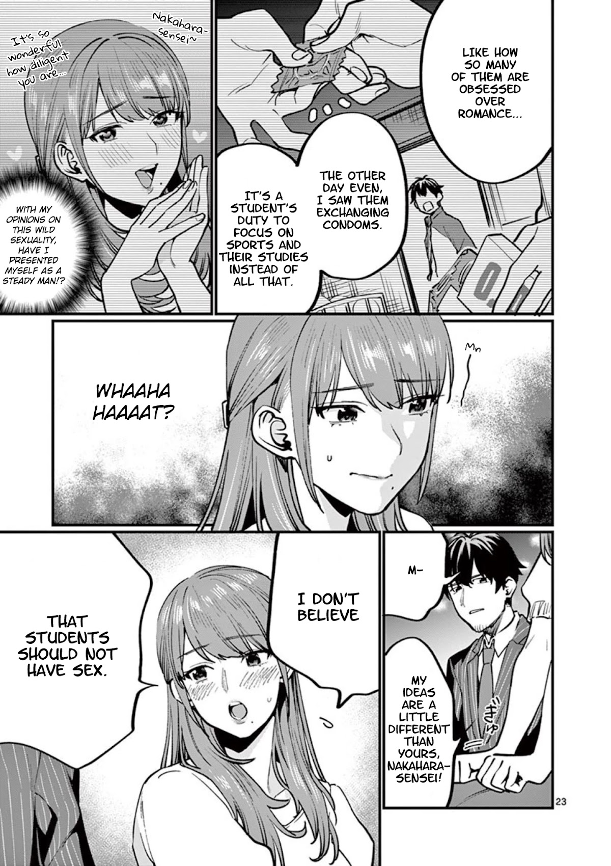 Sensei de ○○ shicha Ikemasen! Chapter 3 page 23 - Chapter 3: Sensei, can we do it as teachers?