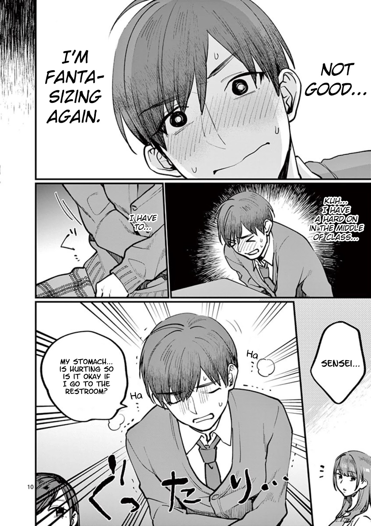 Sensei de ○○ shicha Ikemasen! Chapter 4 page 10 - Chapter 4: Sensei, I can't get a grip on studying because of masturbation!