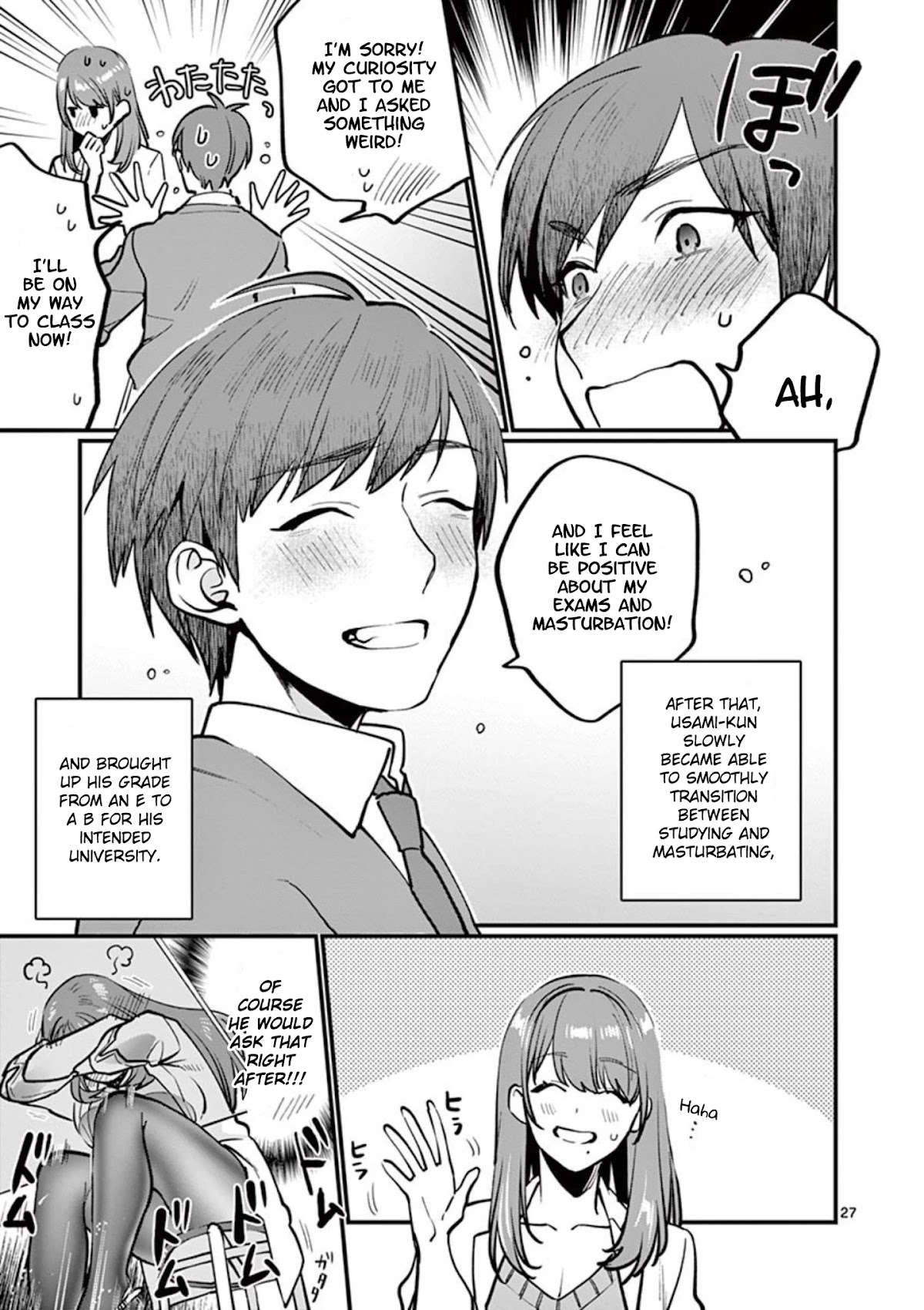 Sensei de ○○ shicha Ikemasen! Chapter 4 page 27 - Chapter 4: Sensei, I can't get a grip on studying because of masturbation!