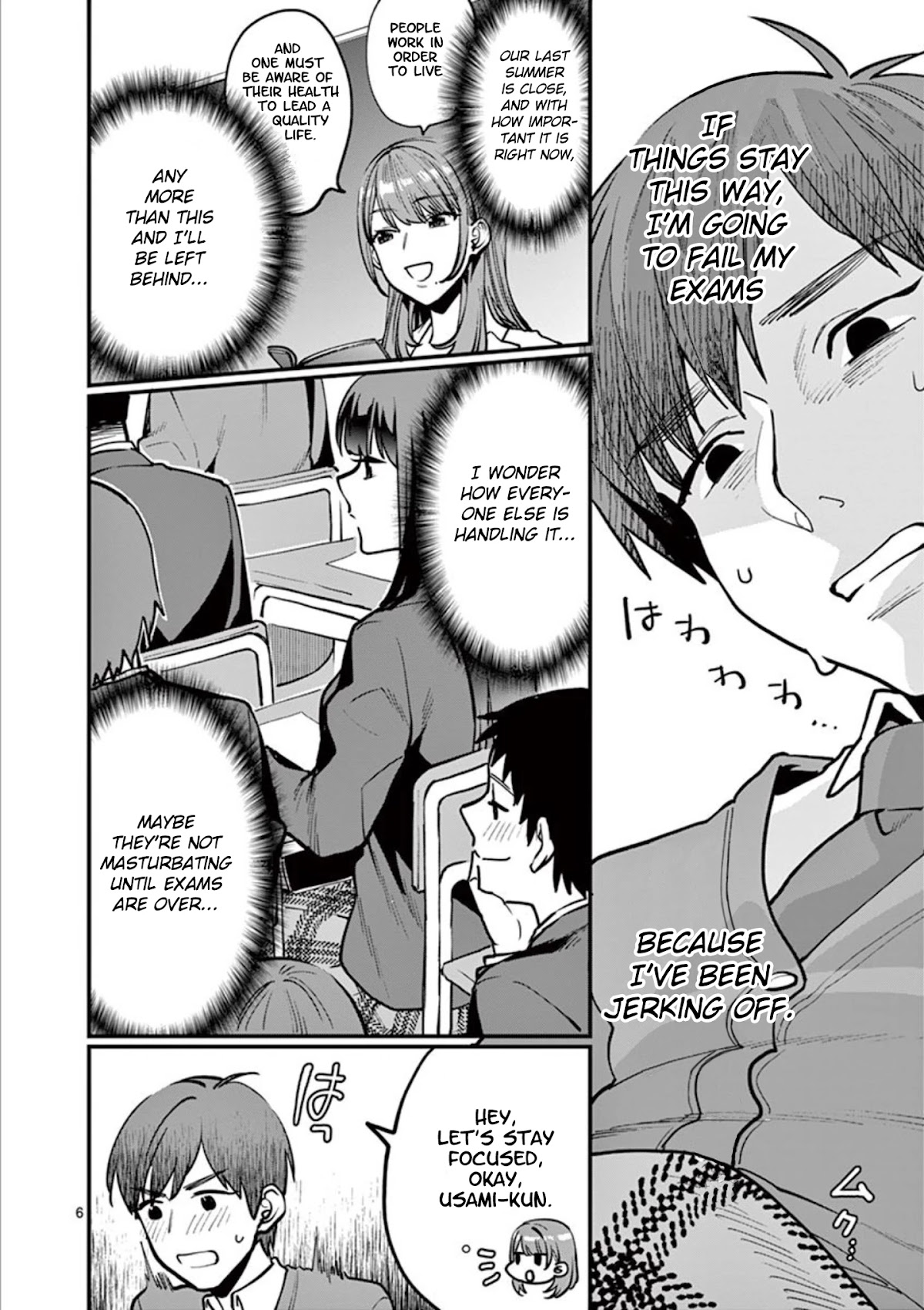 Sensei de ○○ shicha Ikemasen! Chapter 4 page 6 - Chapter 4: Sensei, I can't get a grip on studying because of masturbation!