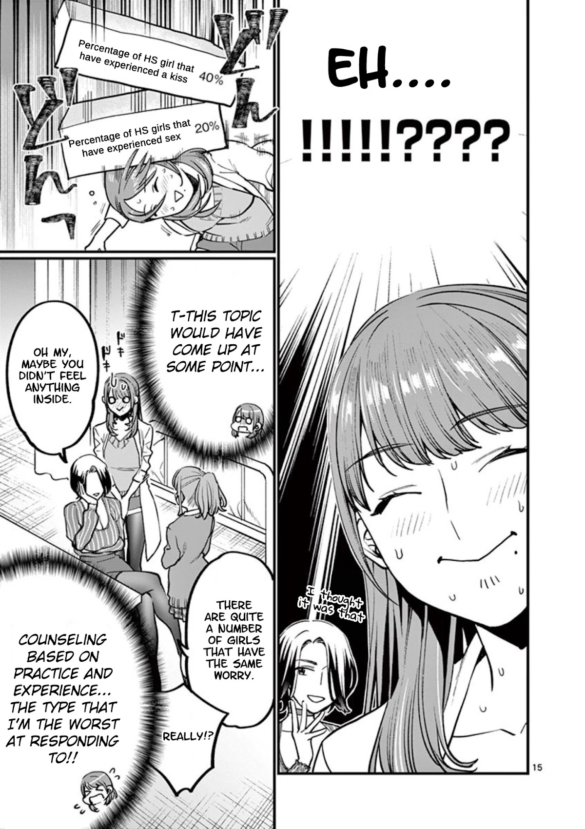 Sensei de ○○ shicha Ikemasen! Chapter 5 page 15 - Chapter 5: Sensei, did your first time feel good?