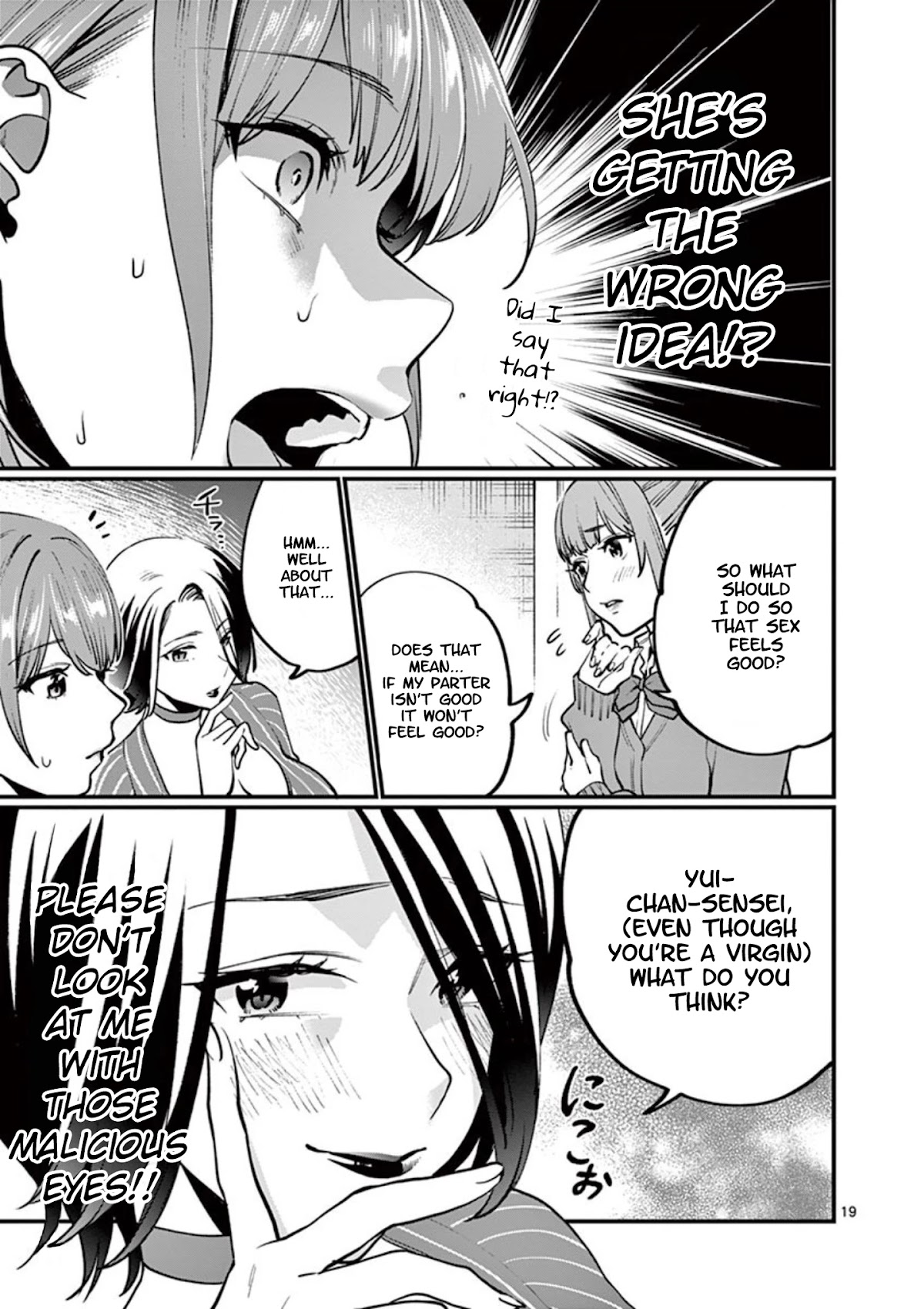 Sensei de ○○ shicha Ikemasen! Chapter 5 page 19 - Chapter 5: Sensei, did your first time feel good?
