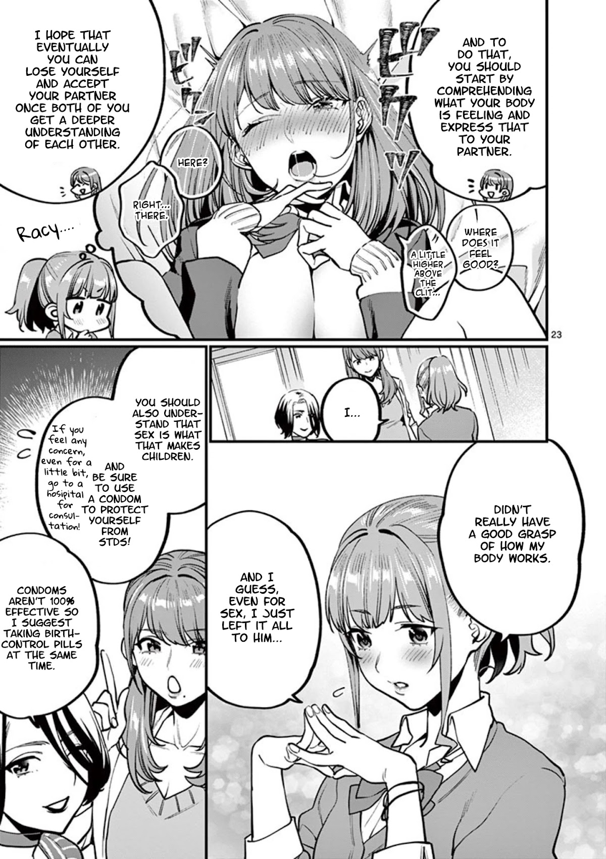 Sensei de ○○ shicha Ikemasen! Chapter 5 page 23 - Chapter 5: Sensei, did your first time feel good?