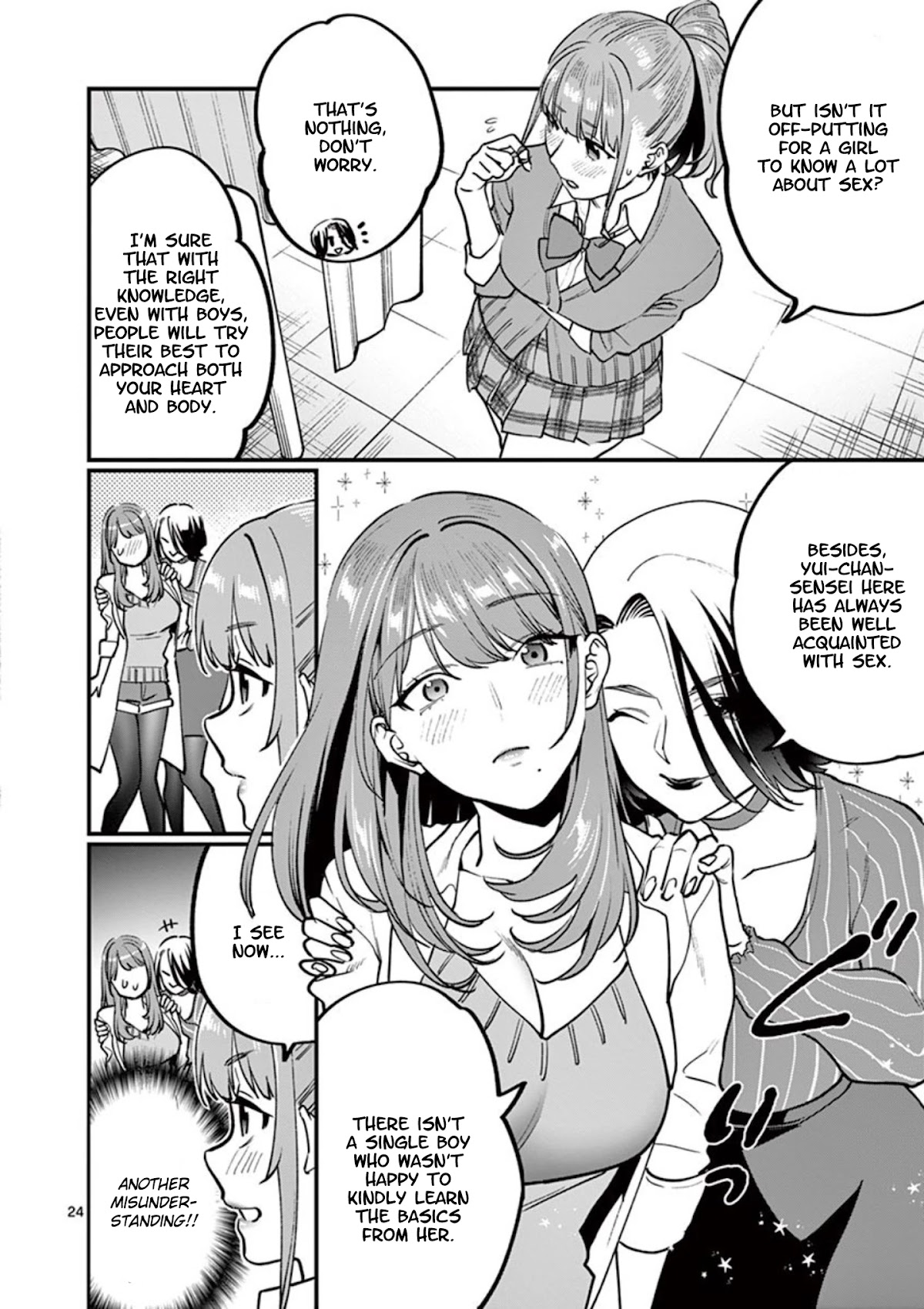 Sensei de ○○ shicha Ikemasen! Chapter 5 page 24 - Chapter 5: Sensei, did your first time feel good?