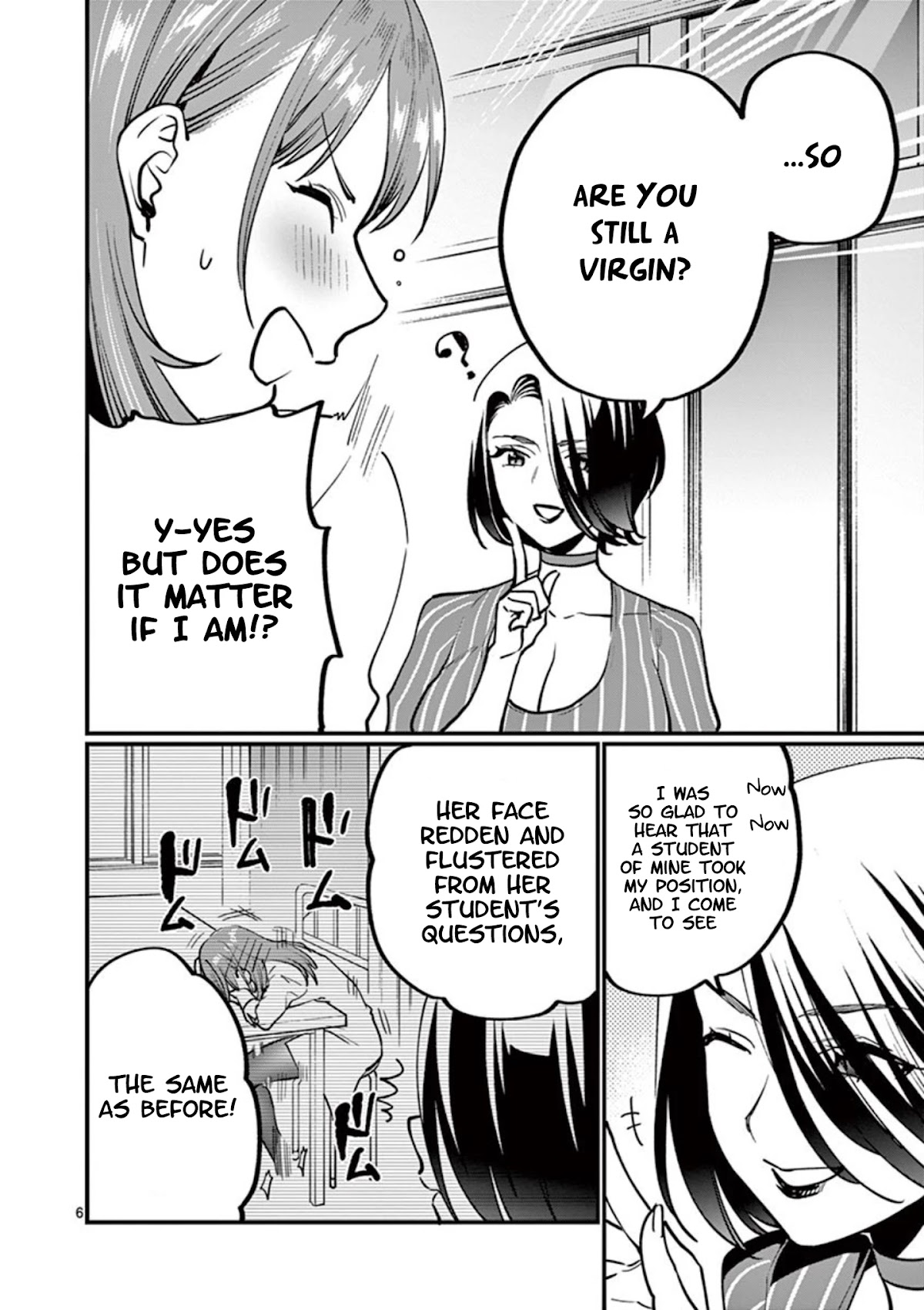 Sensei de ○○ shicha Ikemasen! Chapter 5 page 6 - Chapter 5: Sensei, did your first time feel good?