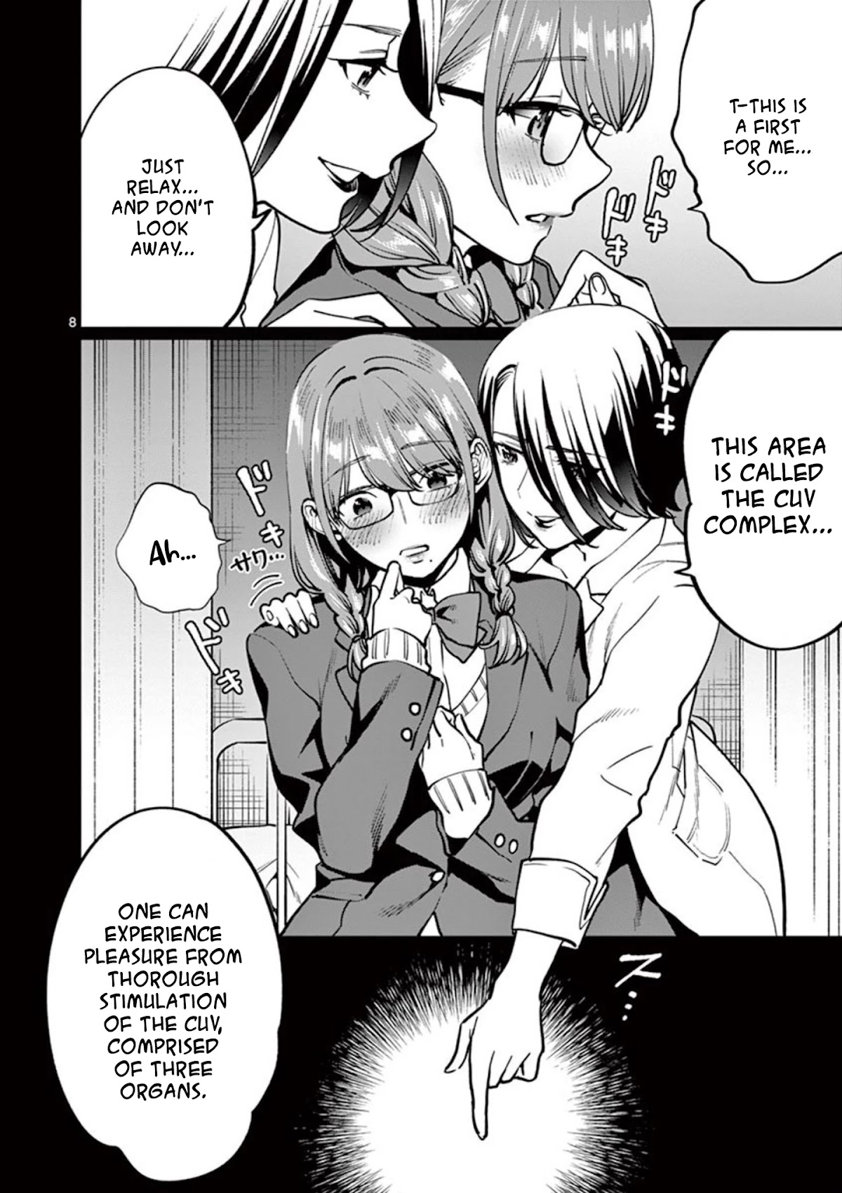 Sensei de ○○ shicha Ikemasen! Chapter 5 page 8 - Chapter 5: Sensei, did your first time feel good?