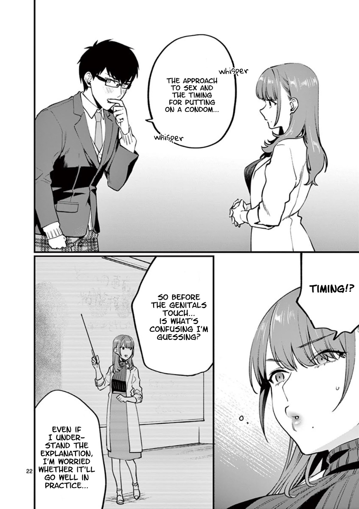 Sensei de ○○ shicha Ikemasen! Chapter 6 page 24 - Chapter 6: Sensei, how do I put on a condom?