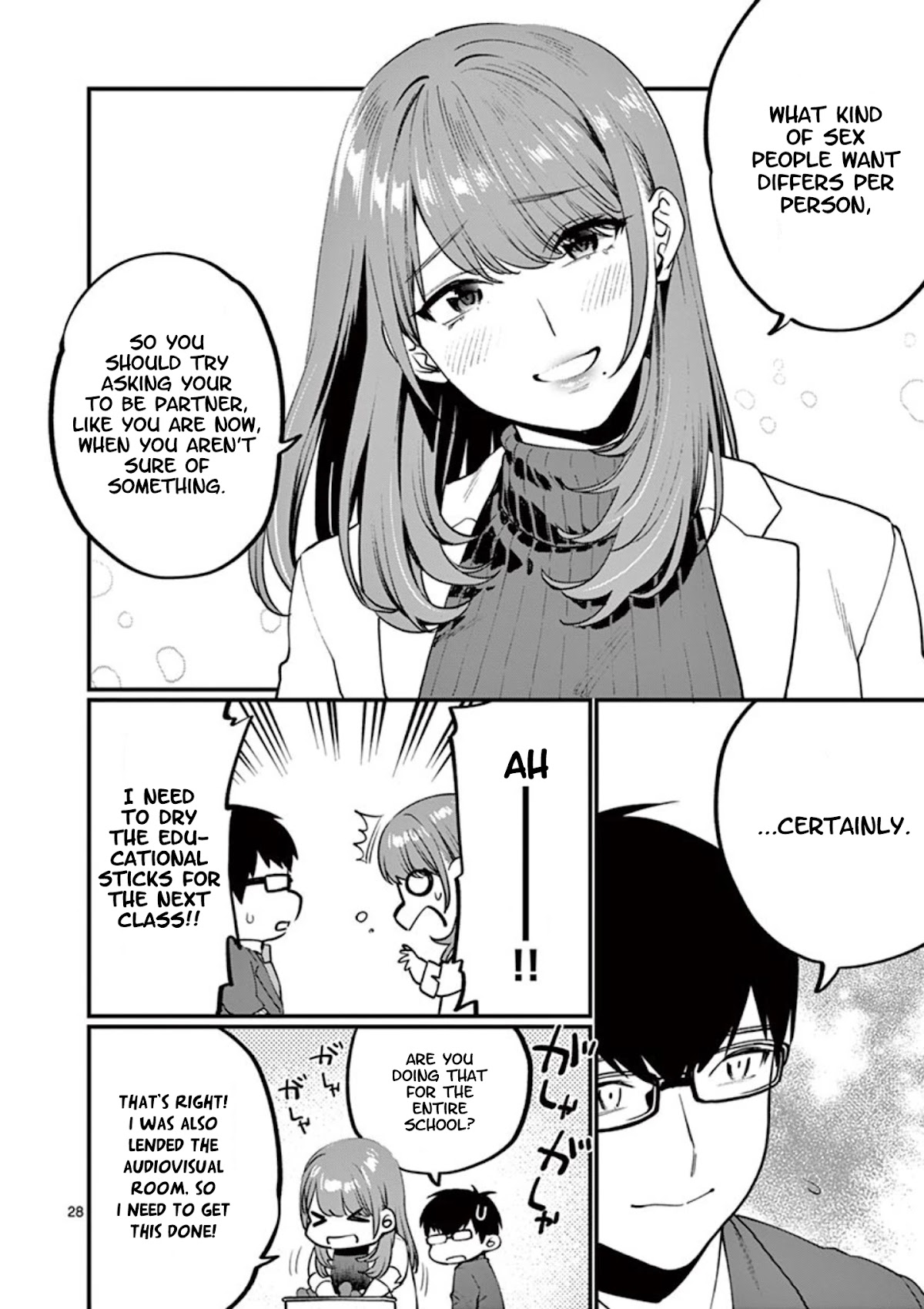 Sensei de ○○ shicha Ikemasen! Chapter 6 page 30 - Chapter 6: Sensei, how do I put on a condom?