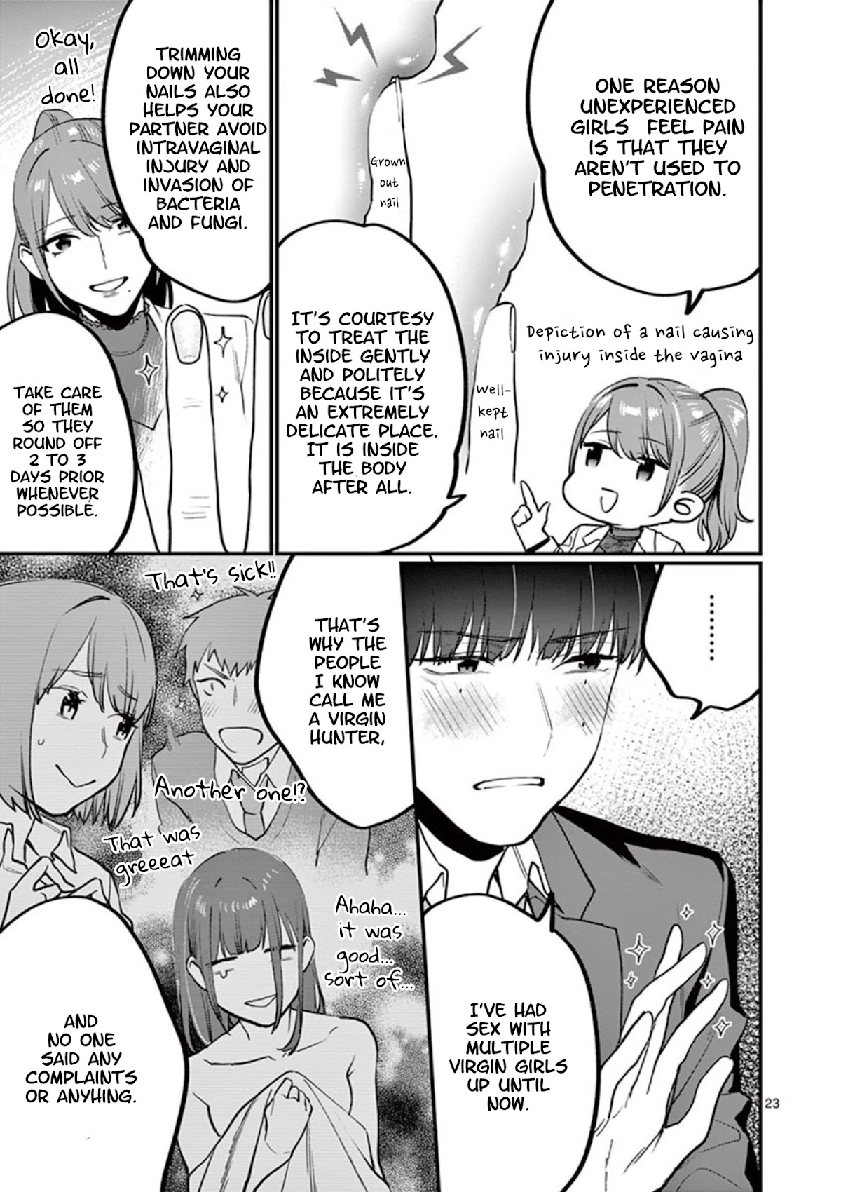 Sensei de ○○ shicha Ikemasen! Chapter 7 page 23 - Chapter 7: Sensei, are you perhaps a virgin?