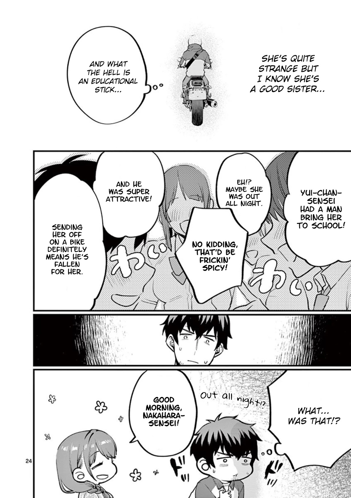 Sensei de ○○ shicha Ikemasen! Chapter 8 page 24 - Chapter 8: Is my sister being a nuisance?