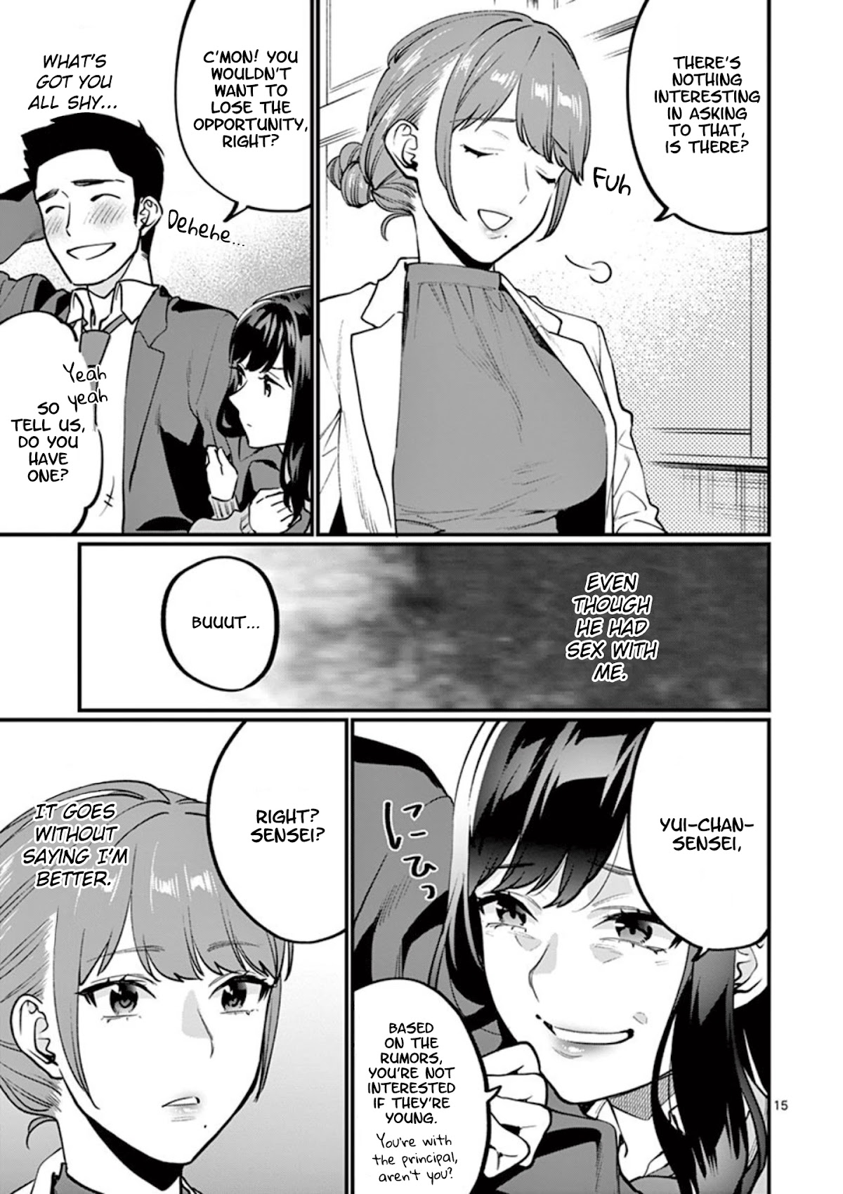 Sensei de ○○ shicha Ikemasen! Chapter 9 page 15 - Chapter 9: Sensei, what's so bad about doing it with different guys?