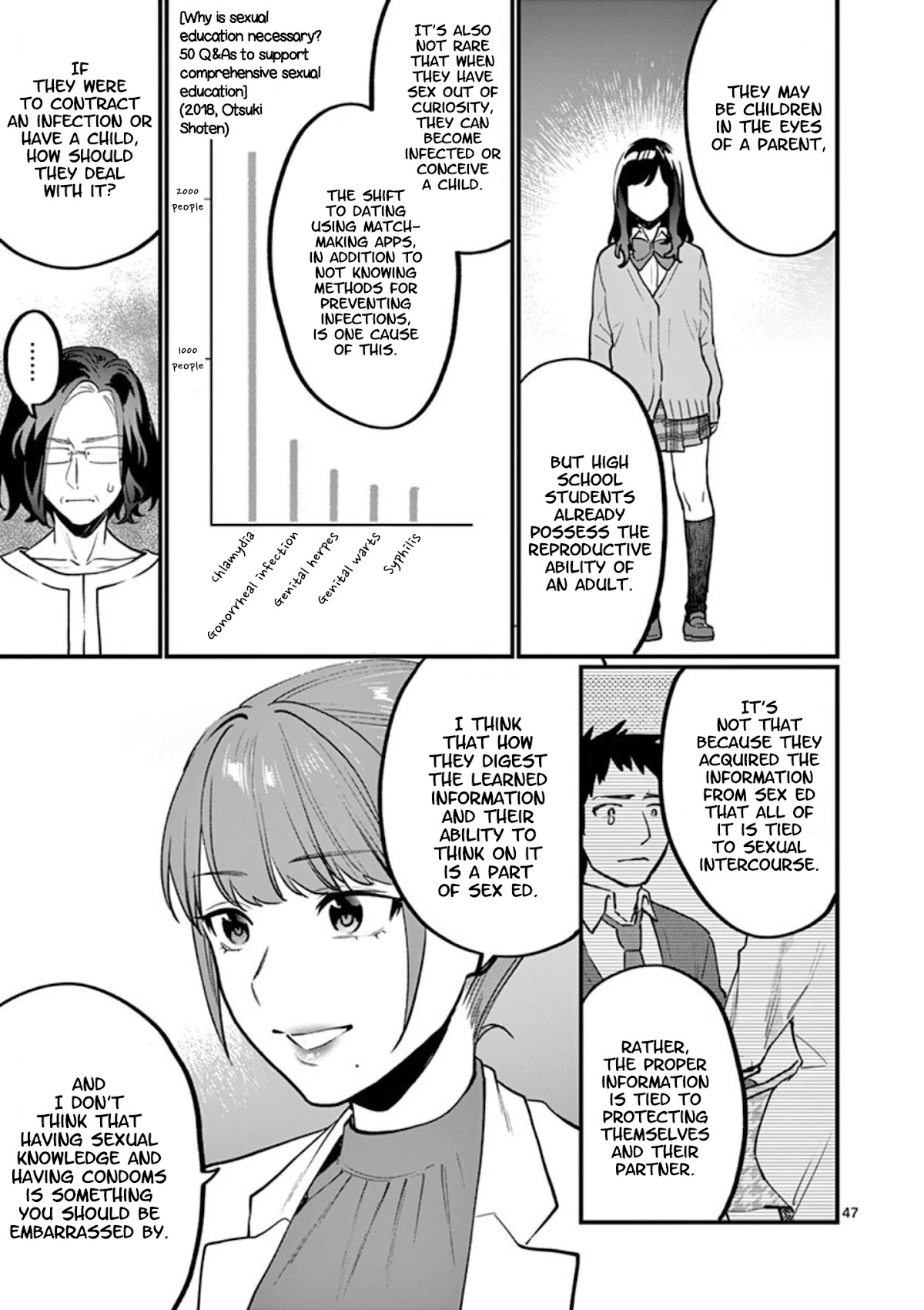 Sensei de ○○ shicha Ikemasen! Chapter 9 page 48 - Chapter 9: Sensei, what's so bad about doing it with different guys?