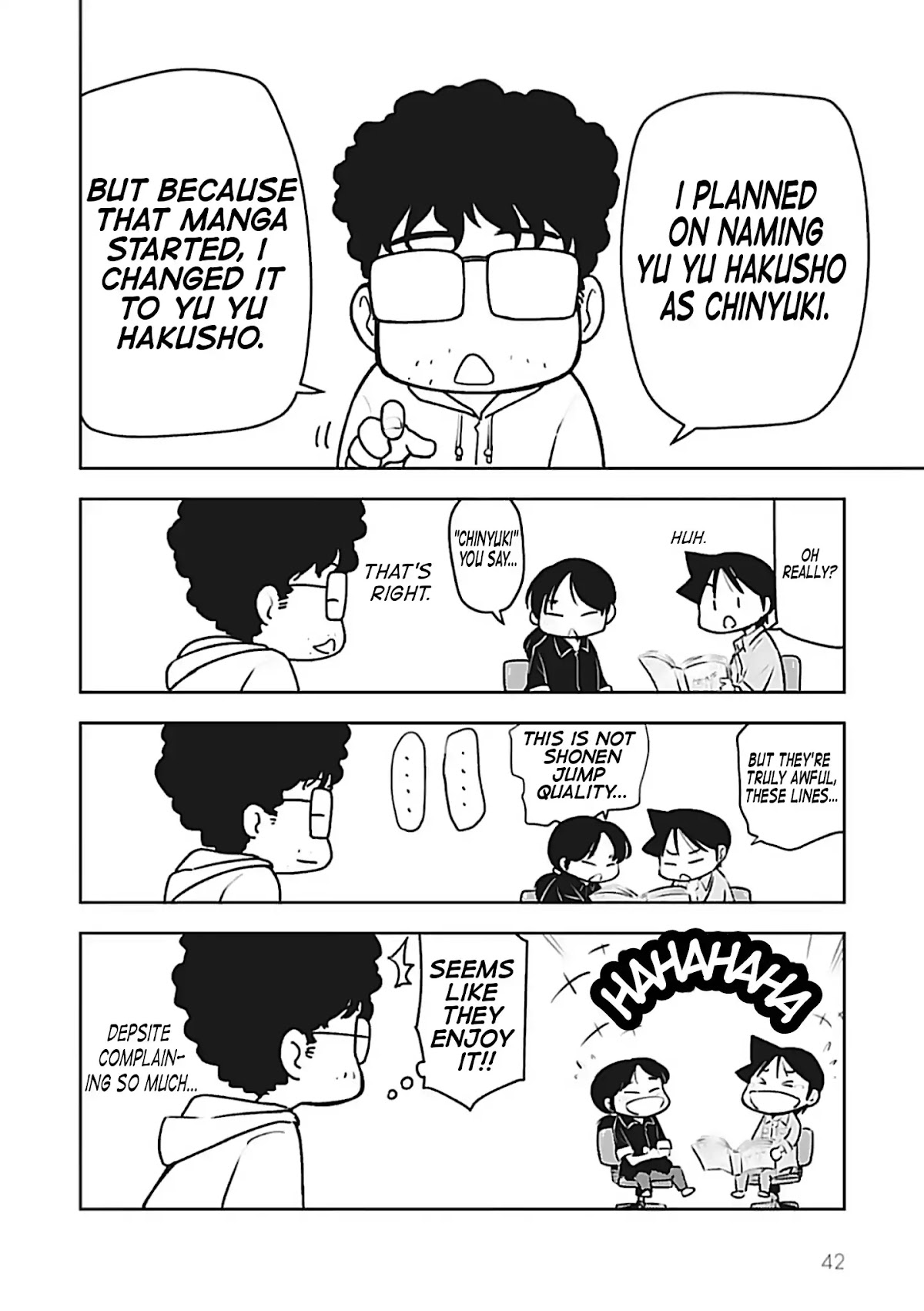 Sensei Hakusho Chapter 1 page 31 - Chapter 1: Togashi-sensei's Workplace