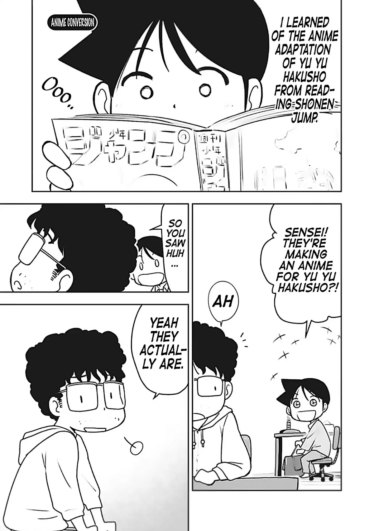 Sensei Hakusho Chapter 1 page 42 - Chapter 1: Togashi-sensei's Workplace