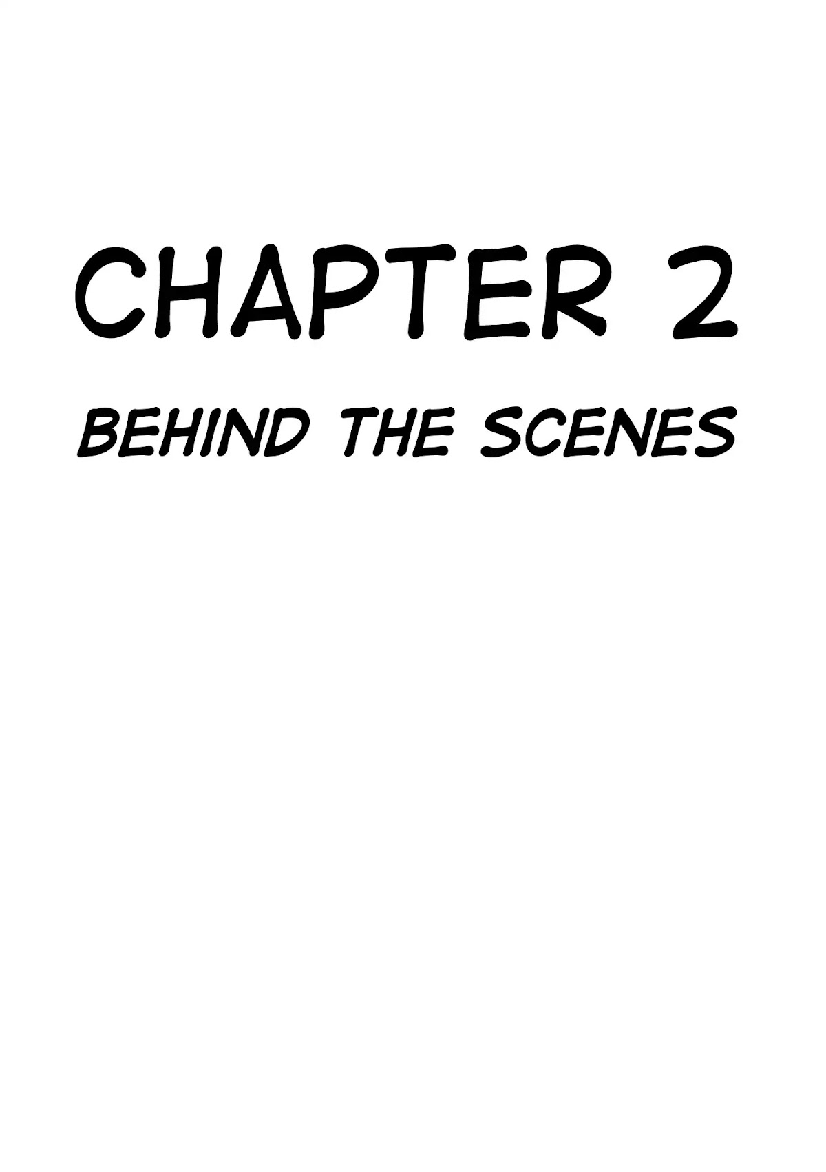 Sensei Hakusho Chapter 2 page 1 - Chapter 2: Behind The Scenes