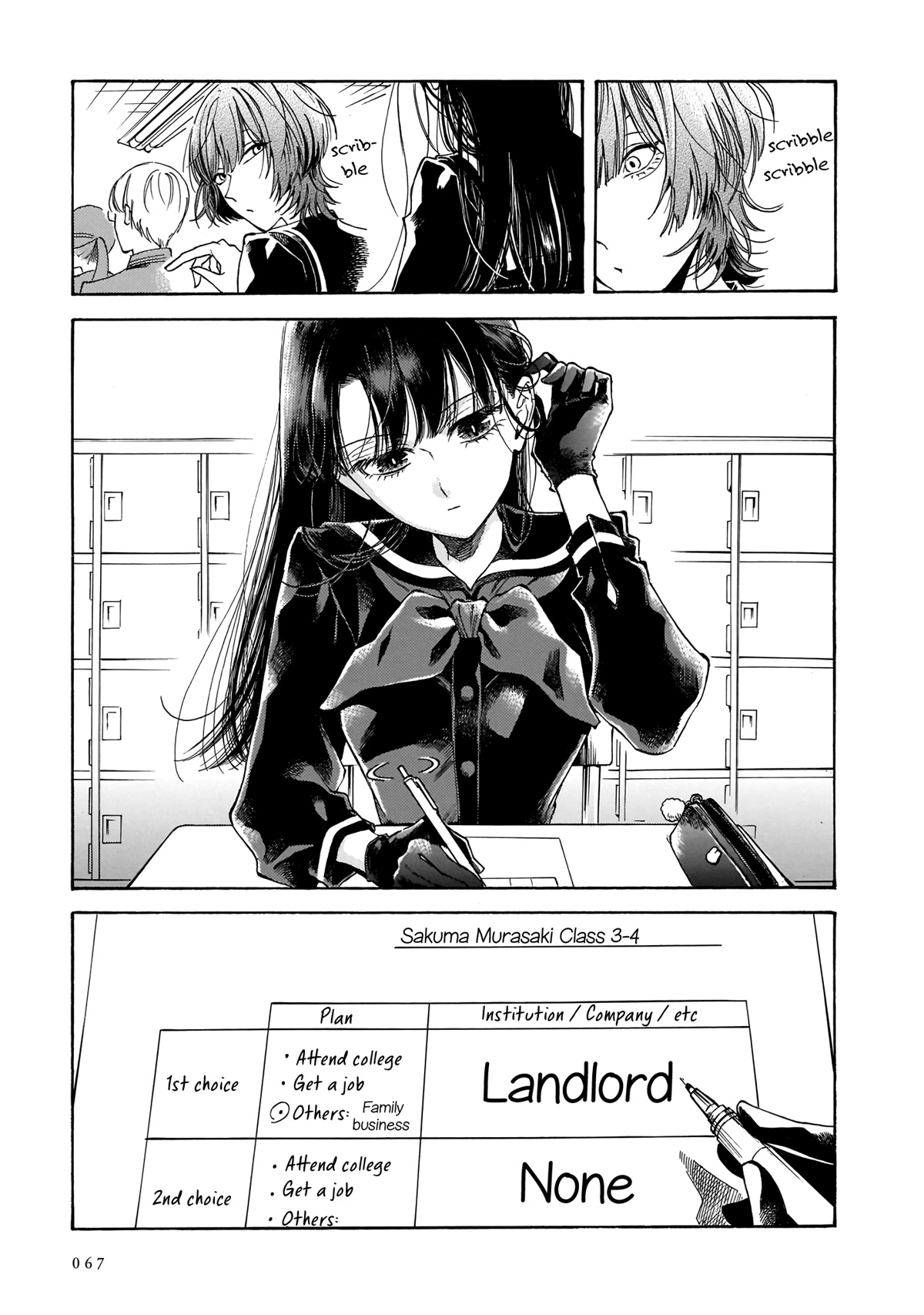 Sensei, Kongetsu Dou Desu ka Chapter 16 page 3 - Chapter 16: High School 3rd Year