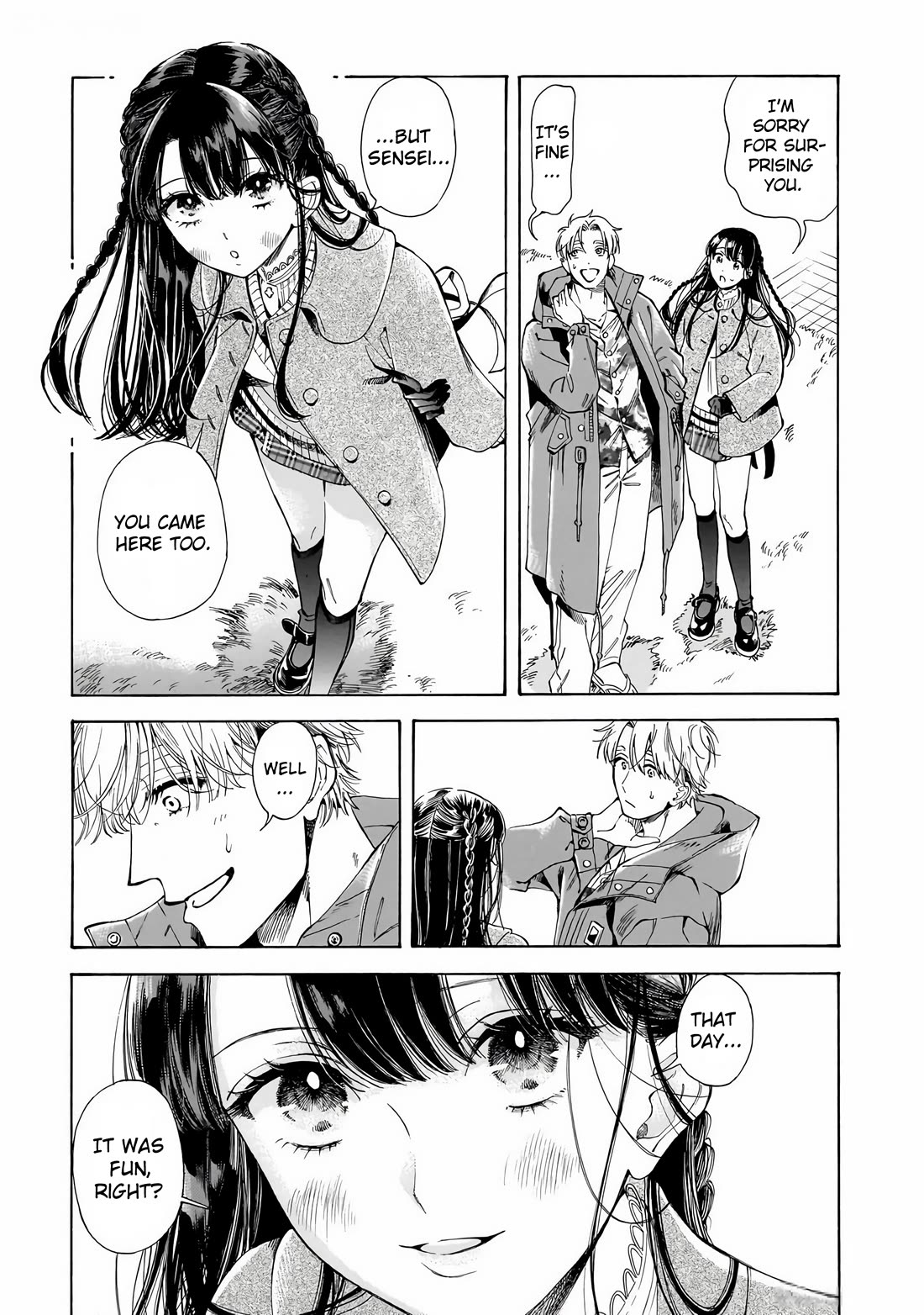 Sensei, Kongetsu Dou Desu ka Chapter 30 page 11 - Chapter 30: Love...