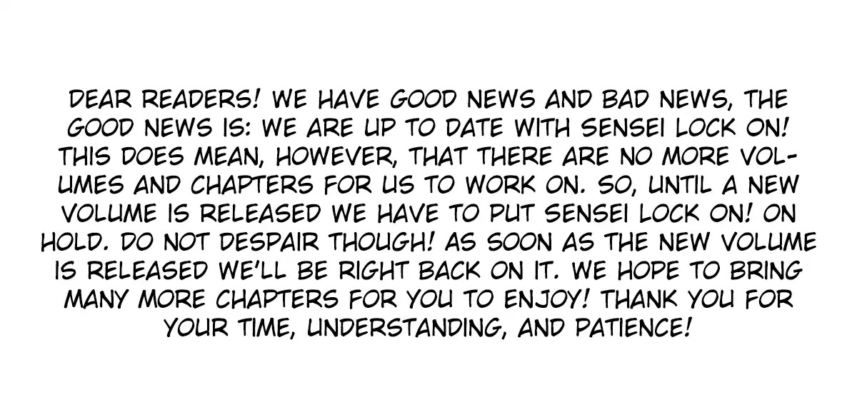 Sensei Lock-On! 2nd Chapter 16.5 page 1 - Chapter 16.5