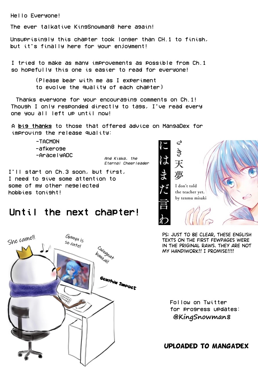 Sensei ni wa Mada Iwanai Chapter 2 page 27 - Chapter 2