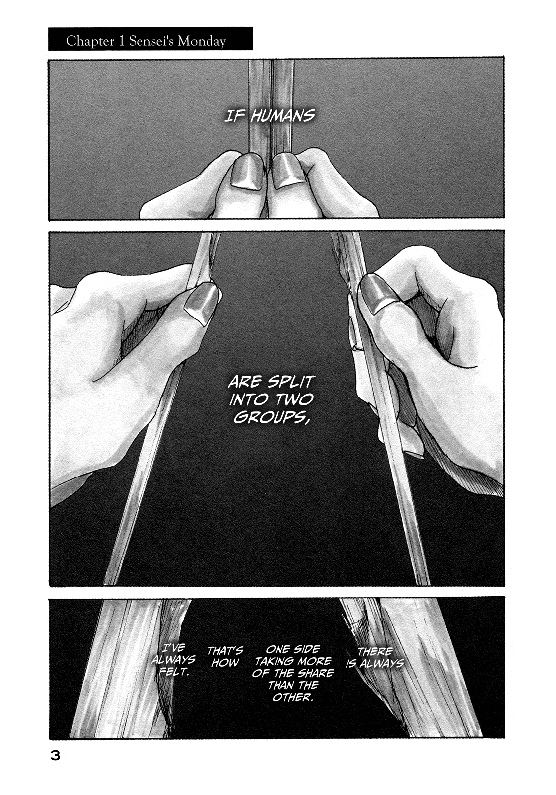Sensei no Shiroi Uso Chapter 1 page 5 - Chapter 1: Sensei's Monday