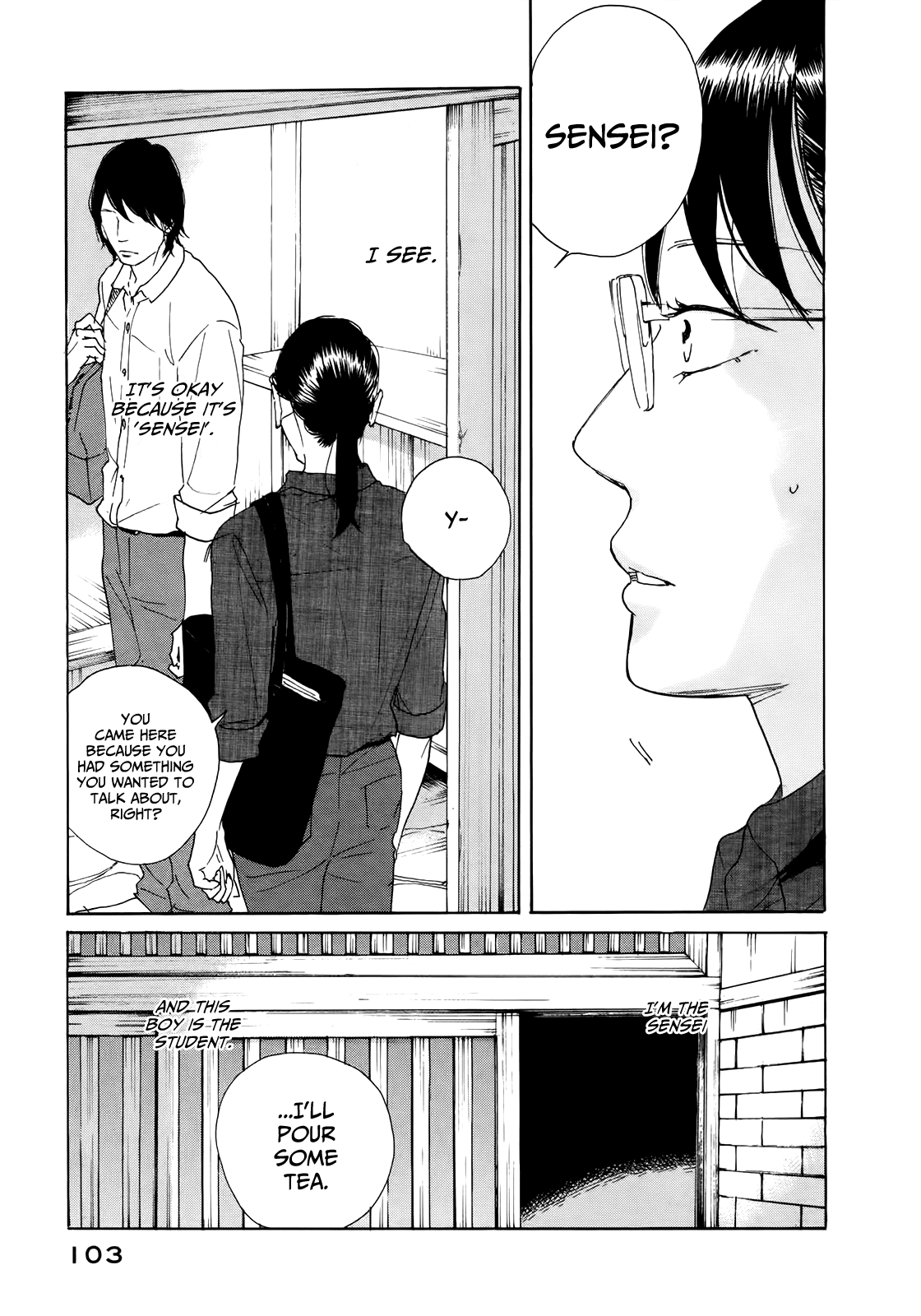 Sensei no Shiroi Uso Chapter 16 page 6 - Chapter 16: If It Gets Scary, Call For Help
