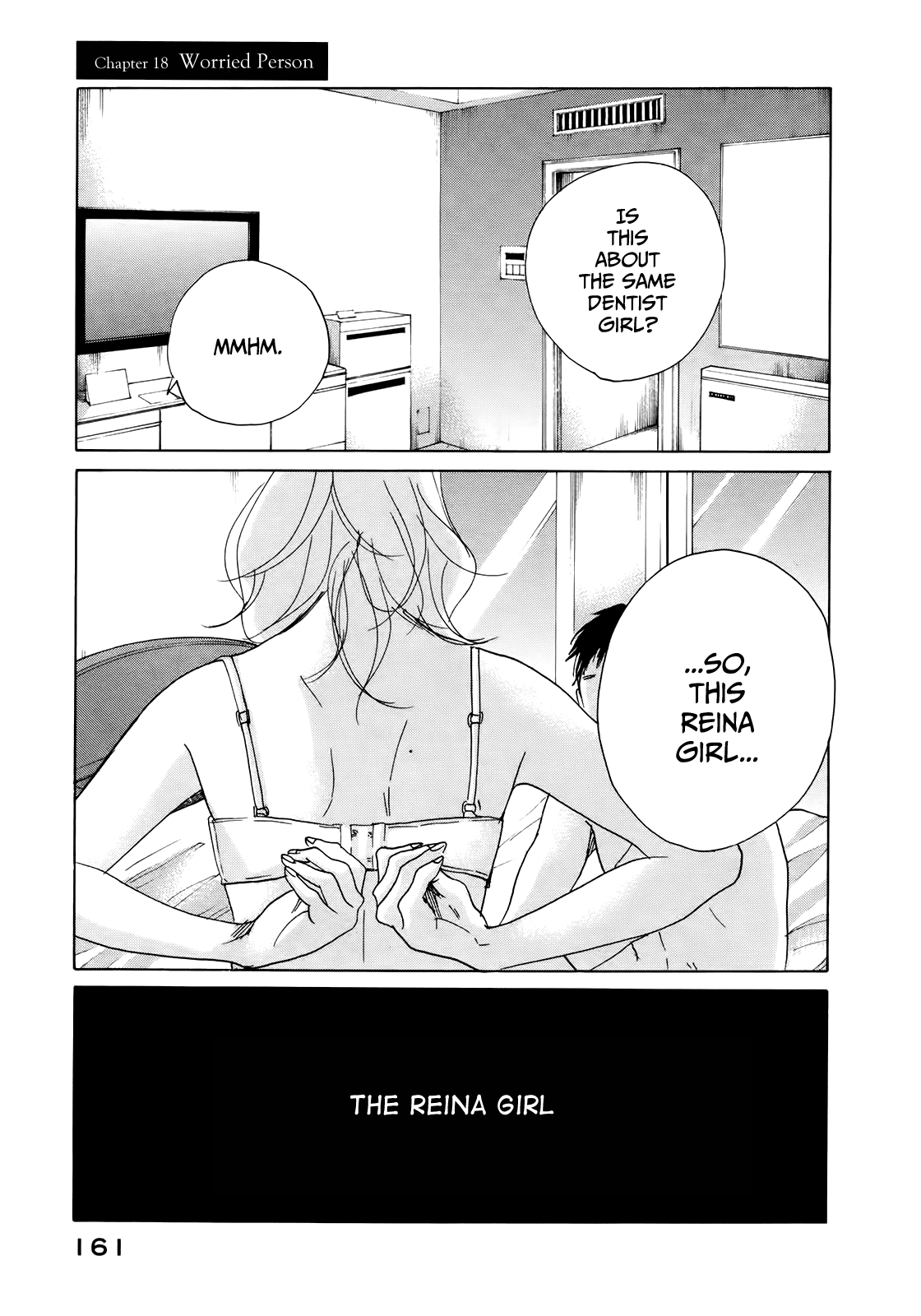 Sensei no Shiroi Uso Chapter 18 page 1 - Chapter 18: Worried Person