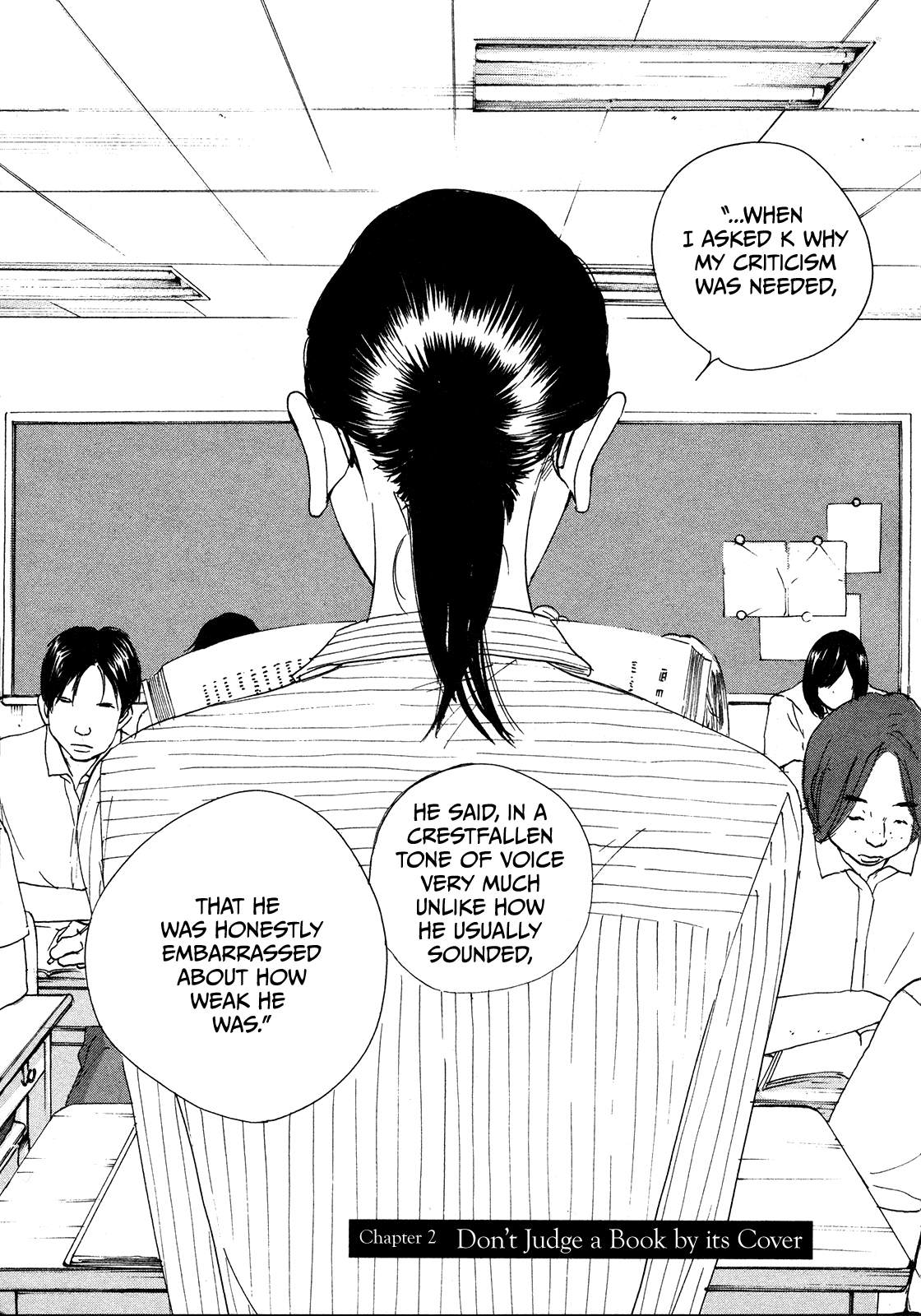 Sensei no Shiroi Uso Chapter 2 page 1 - Chapter 2: Don't Judge a Book by its Cover