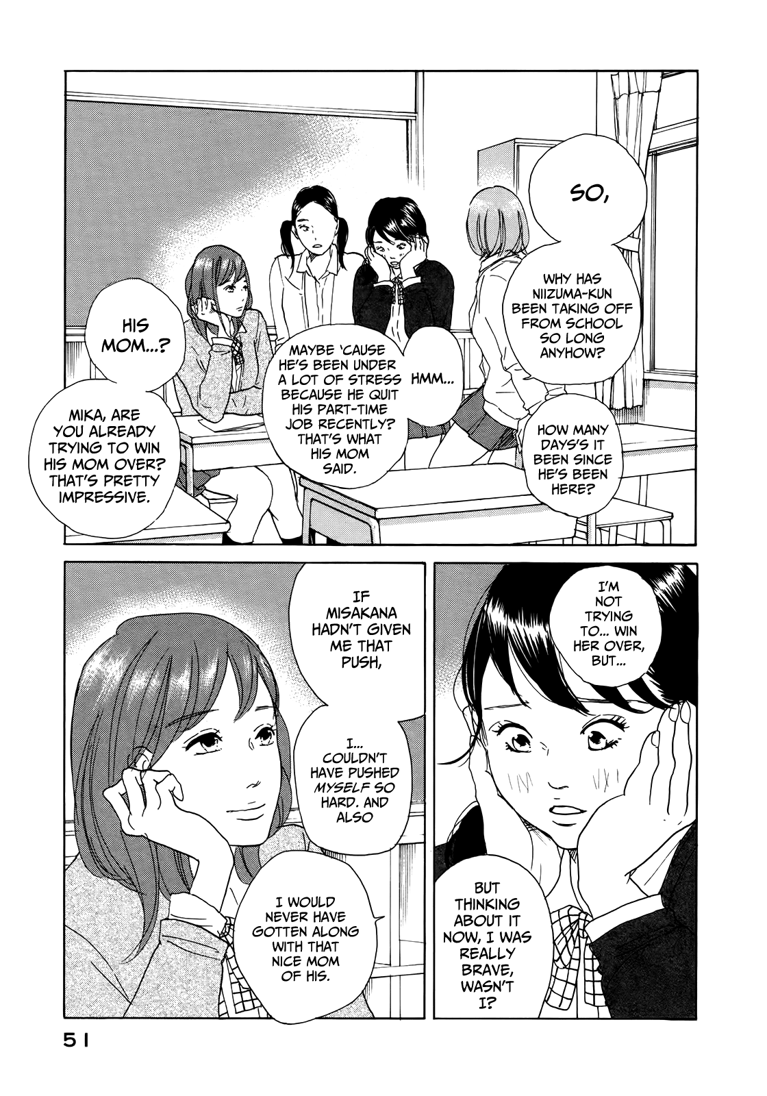 Sensei no Shiroi Uso Chapter 20 page 17 - Chapter 20: Morning Bell