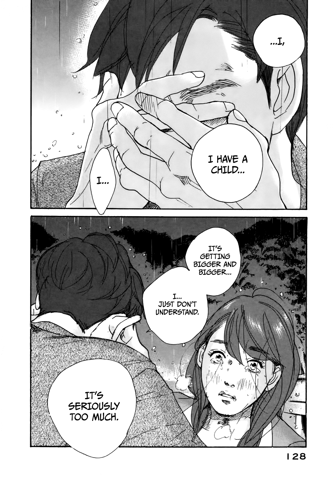 Sensei no Shiroi Uso Chapter 28 page 27 - Chapter 28: Rain