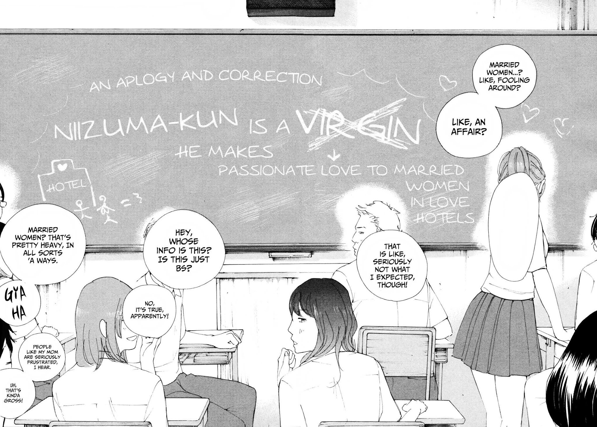 Sensei no Shiroi Uso Chapter 3 page 14 - Chapter 3: Apology and Correction