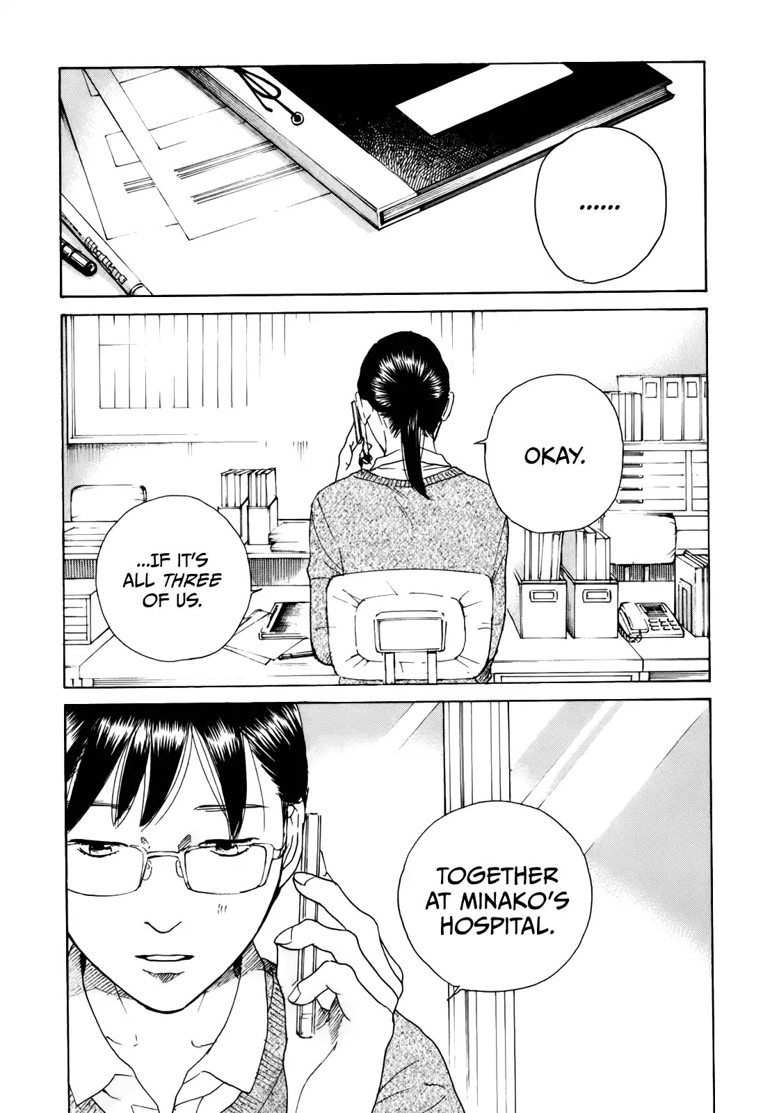 Sensei no Shiroi Uso Chapter 33 page 3 - Chapter 33: The Light Shining Into the Darkness