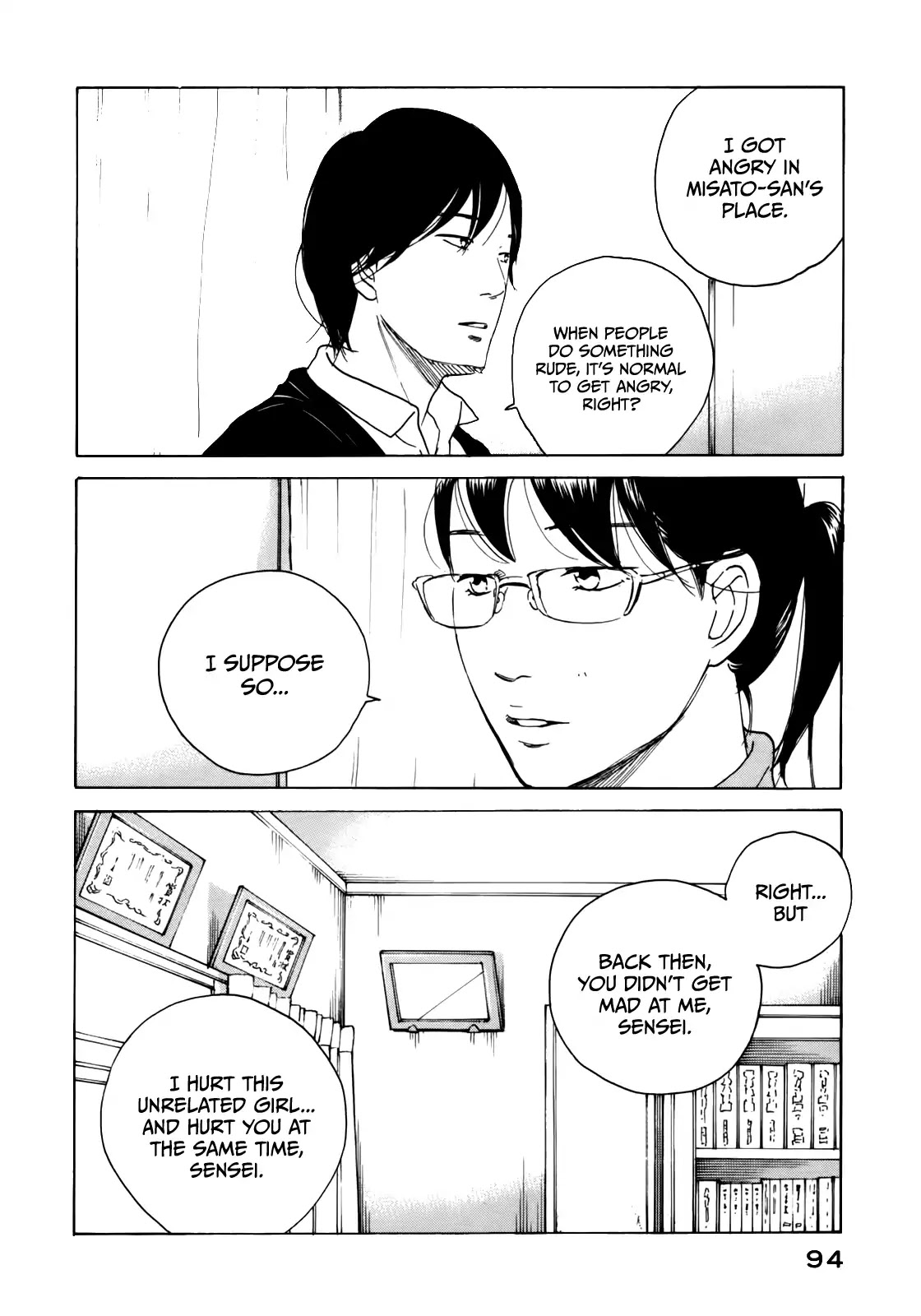 Sensei no Shiroi Uso Chapter 34 page 26 - Chapter 34: Carrying the Anger That Won't Disappear Underfoot