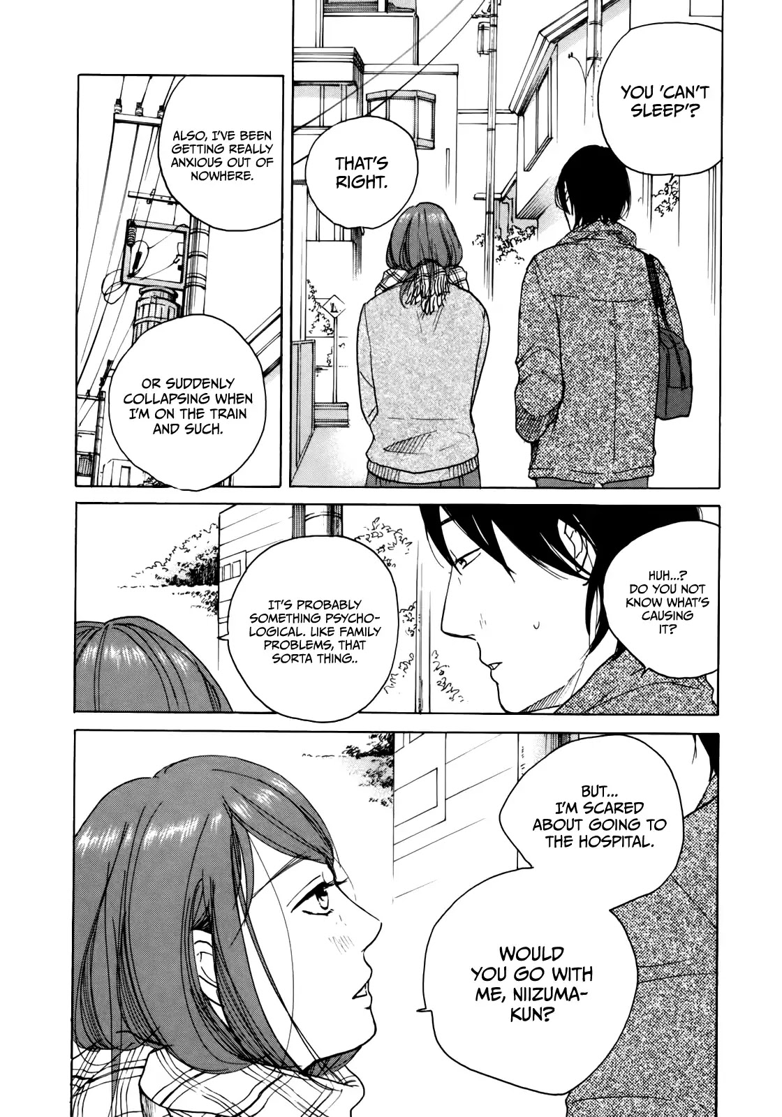 Sensei no Shiroi Uso Chapter 34 page 4 - Chapter 34: Carrying the Anger That Won't Disappear Underfoot