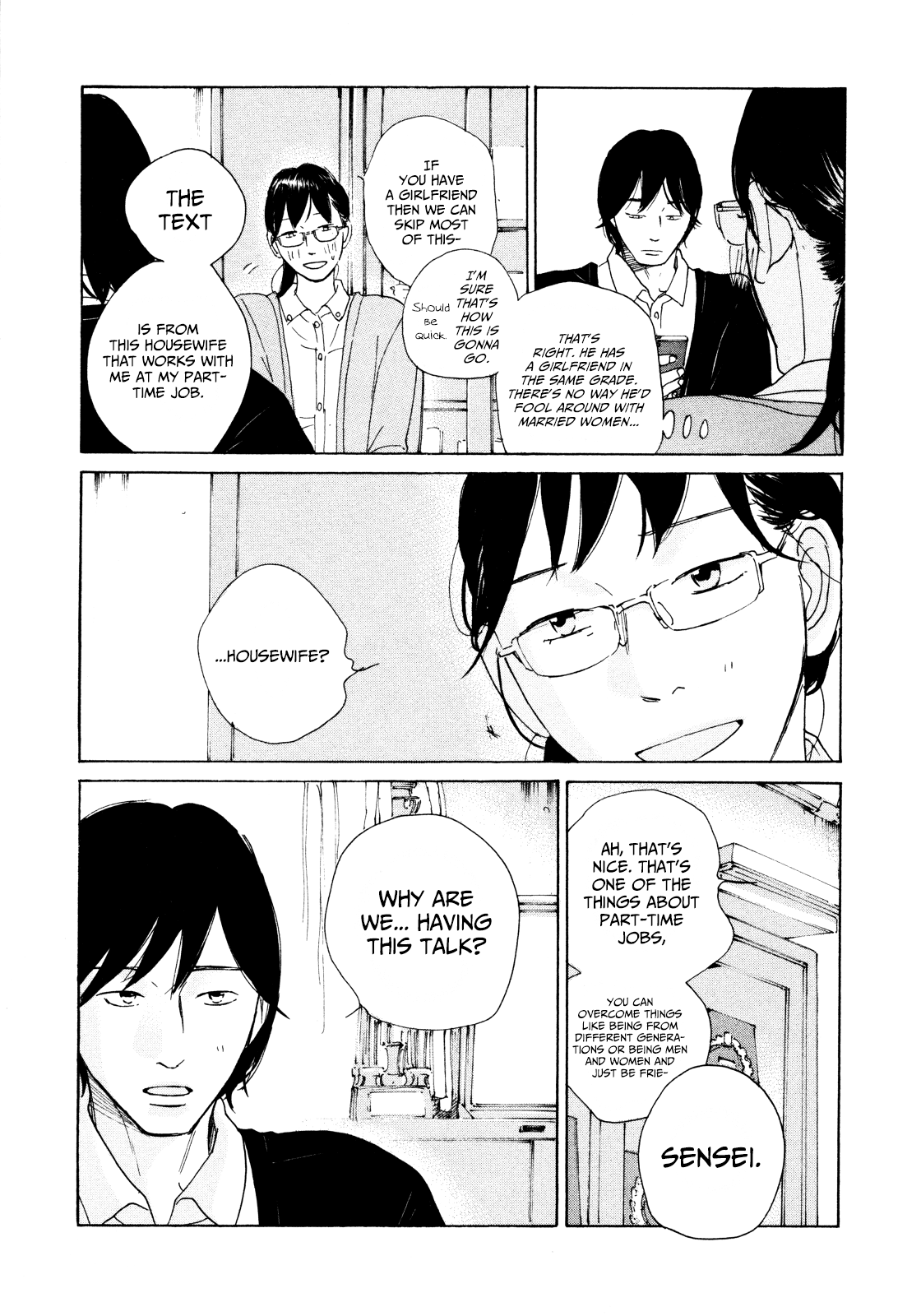 Sensei no Shiroi Uso Chapter 4 page 23 - Chapter 4: Something Like the Truth