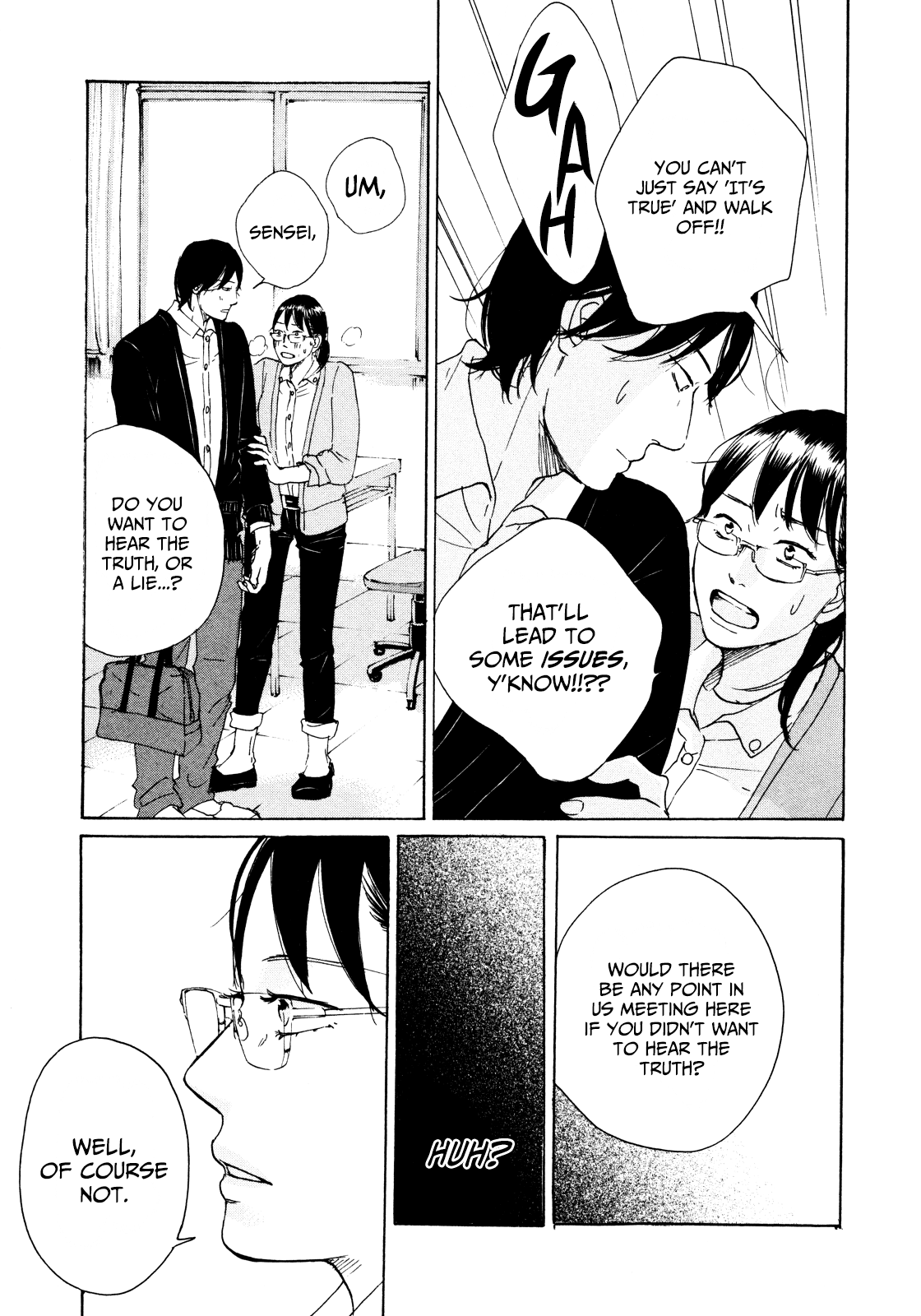 Sensei no Shiroi Uso Chapter 4 page 25 - Chapter 4: Something Like the Truth