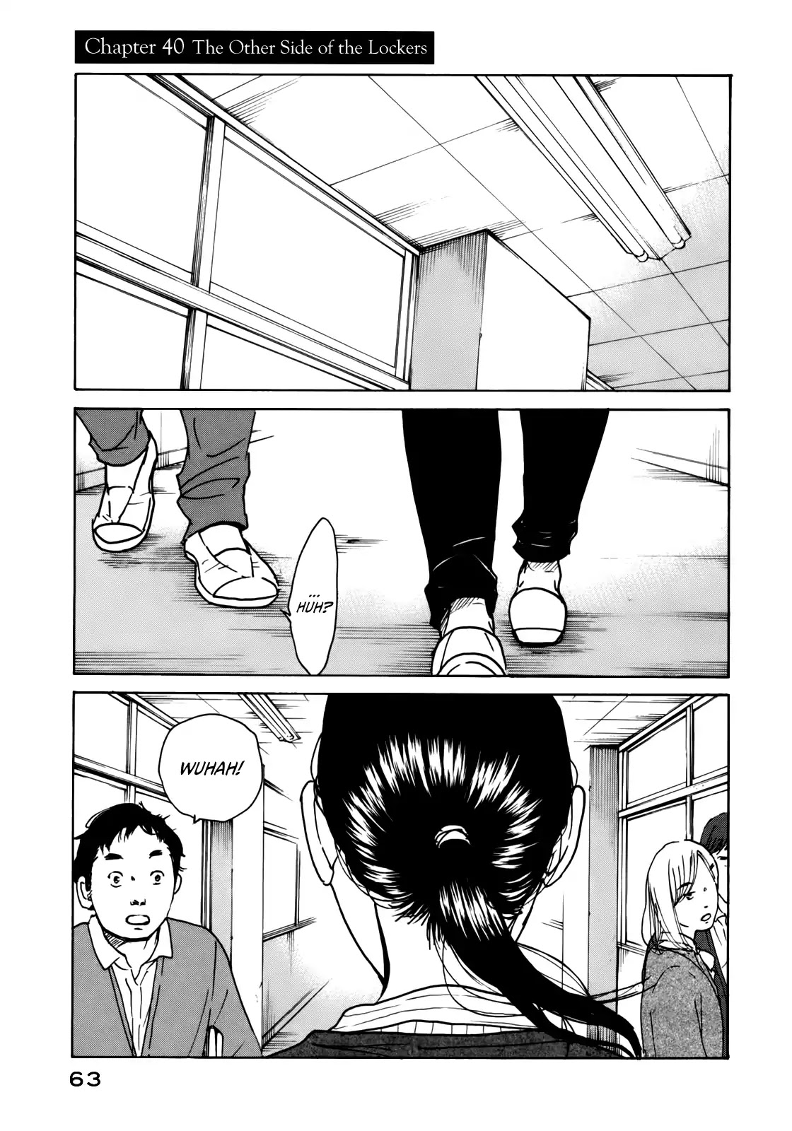 Sensei no Shiroi Uso Chapter 40 page 1 - Chapter 40: On the Other Side of the Lockers